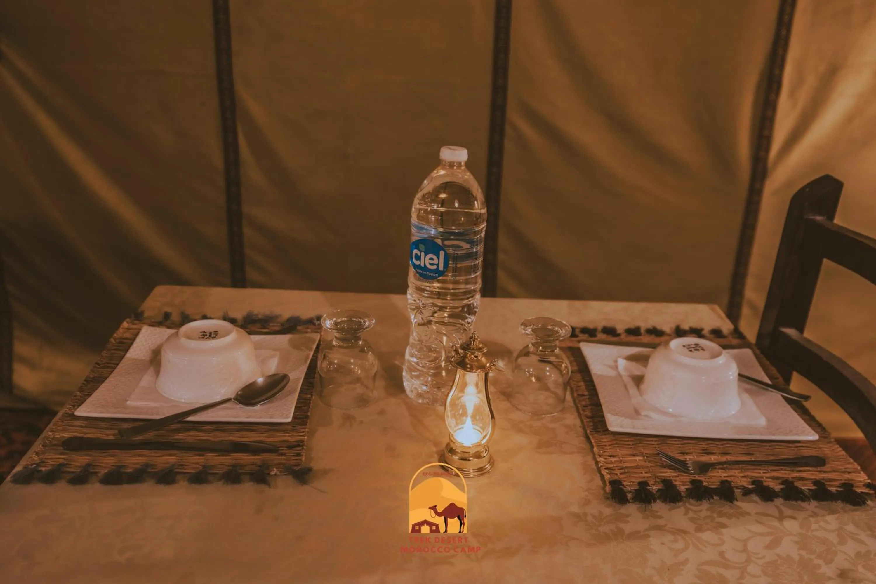 Drinks in Trek desert Morocco Sarl