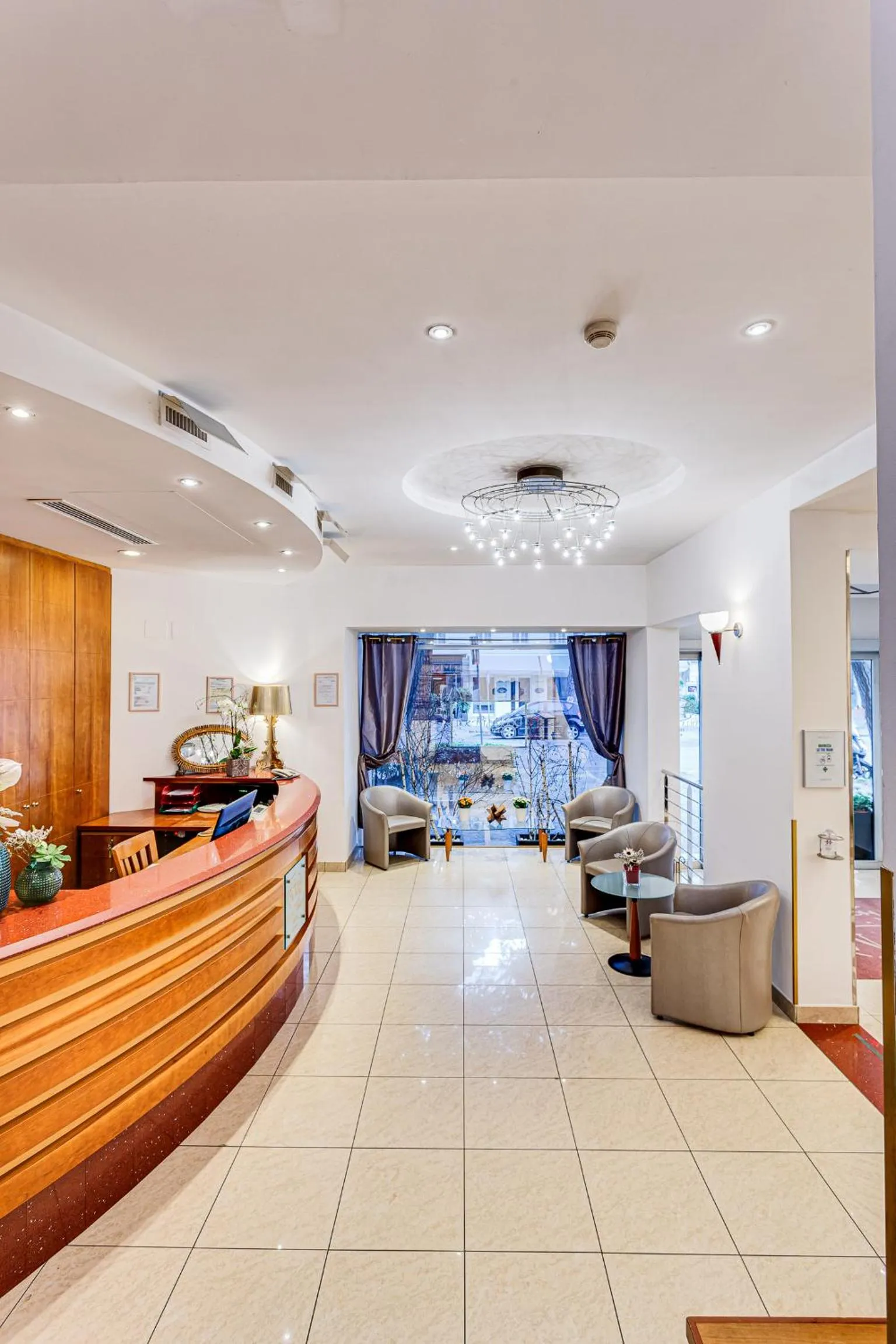 Lobby or reception in HOTEL VILLA MARIA