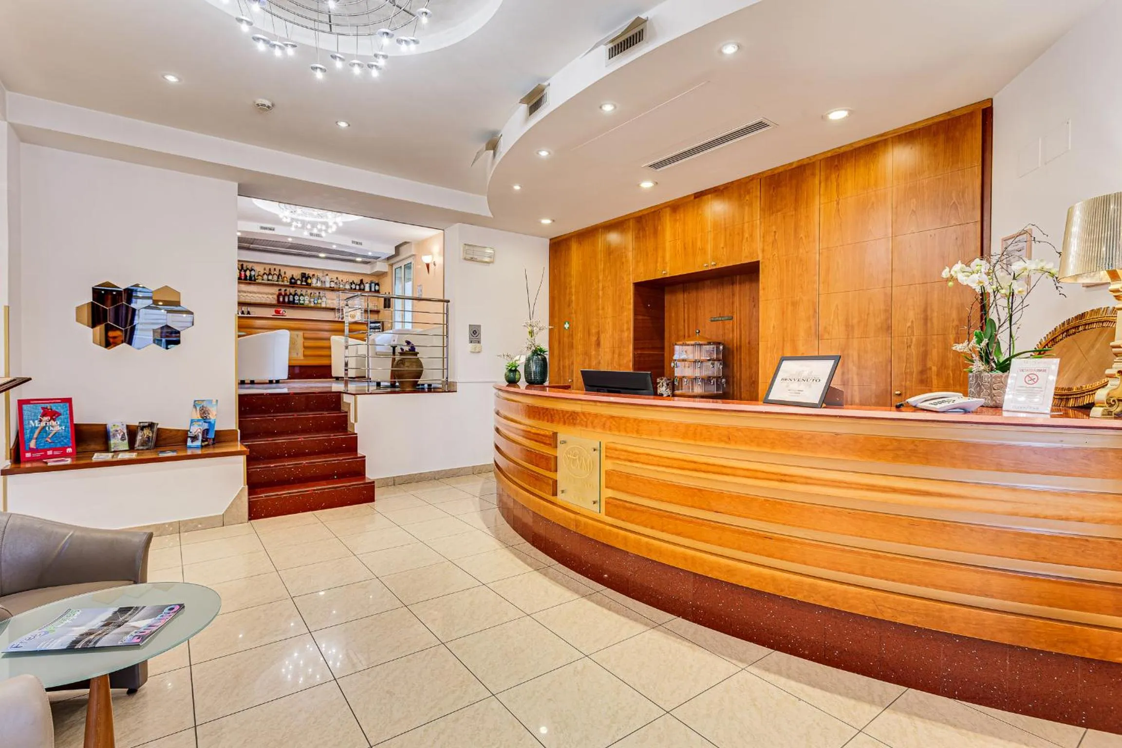 Lobby or reception in HOTEL VILLA MARIA