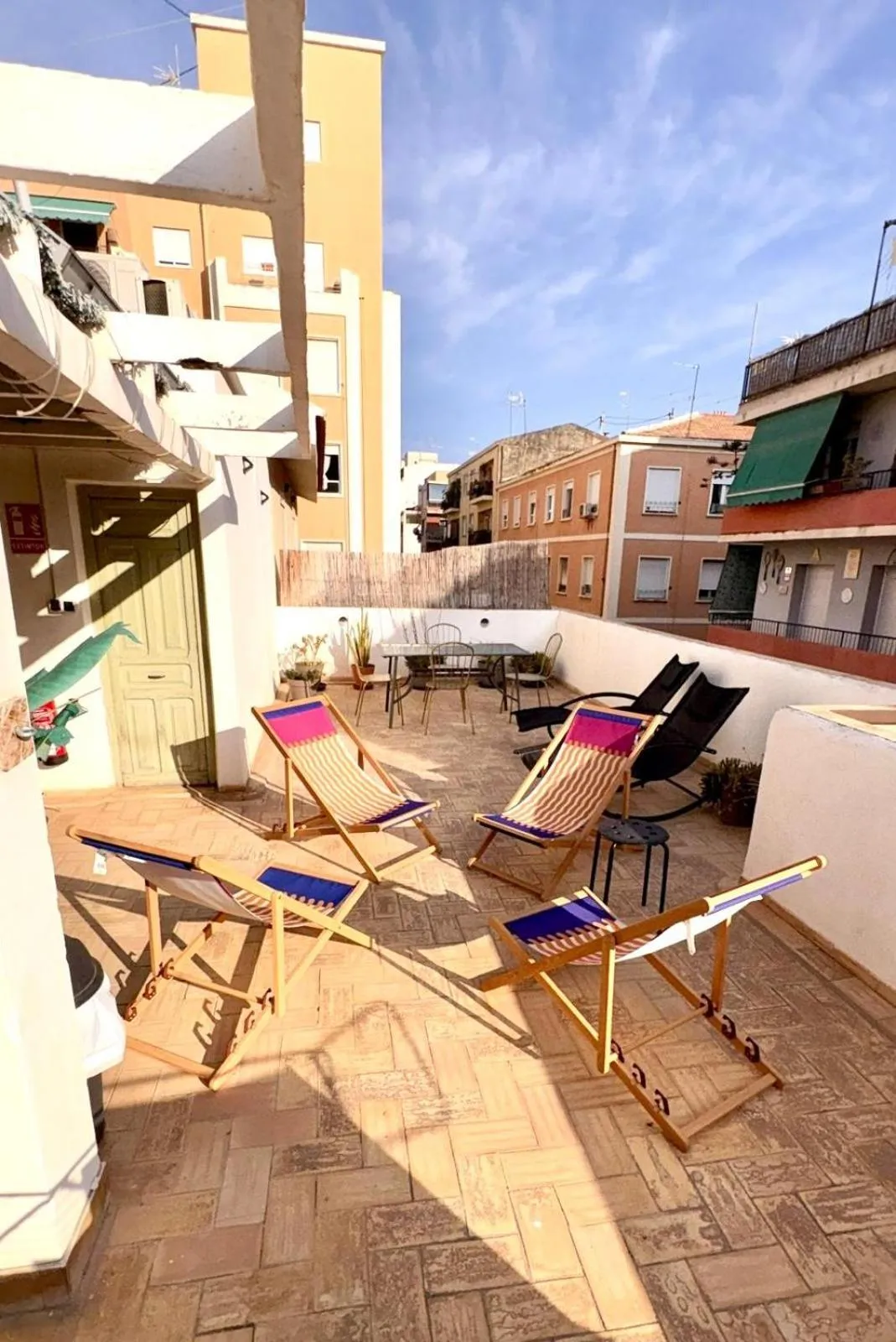Balcony/Terrace in Soho Boho Apartments - with sunny rooftop terrace and fiber optic internet