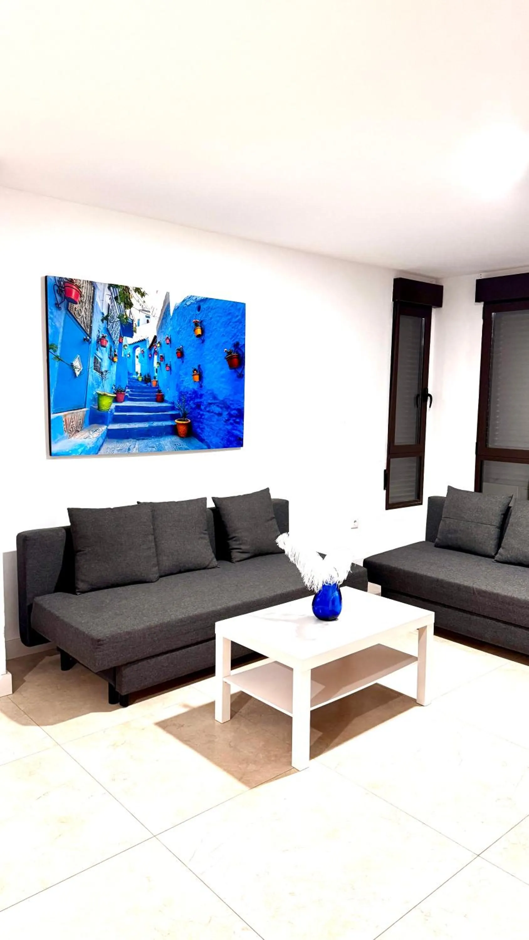 Living room in Soho Boho Apartments - with sunny rooftop terrace and fiber optic internet