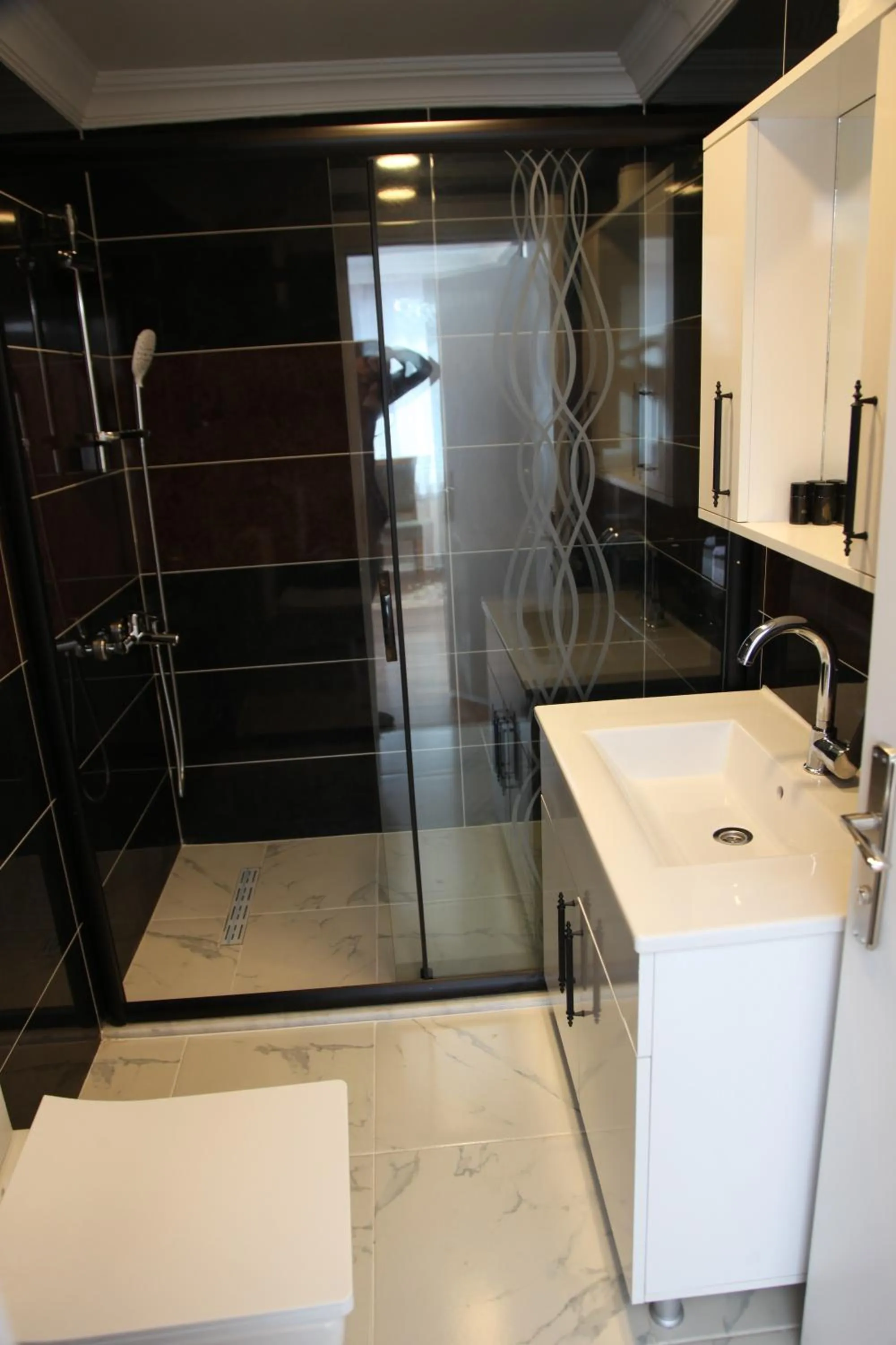 Bathroom in Çamlıca Tower Hotel