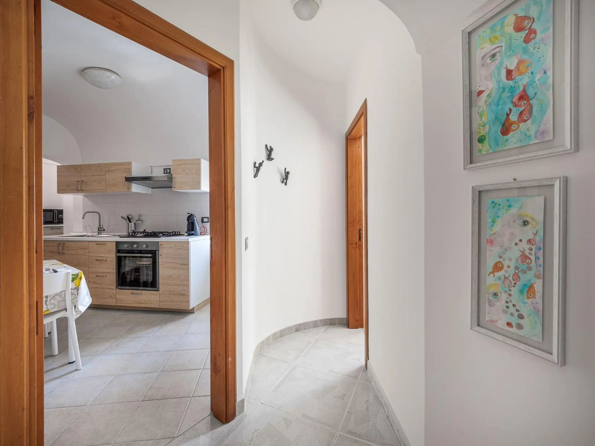 Kitchen or kitchenette in La Perla di Chicca
