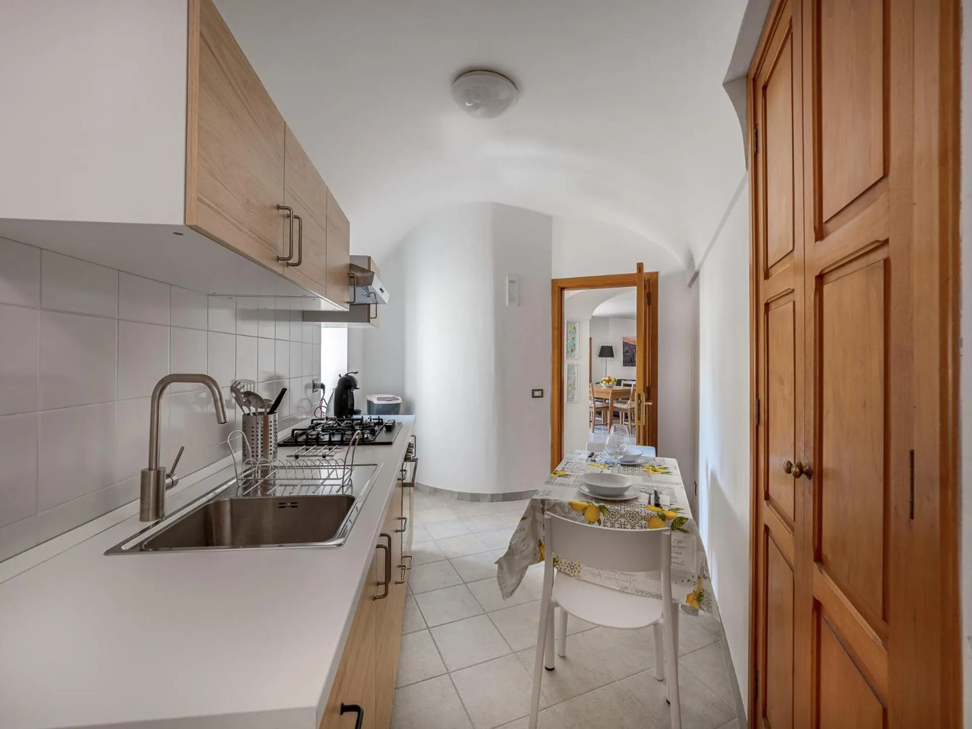 Kitchen or kitchenette in La Perla di Chicca