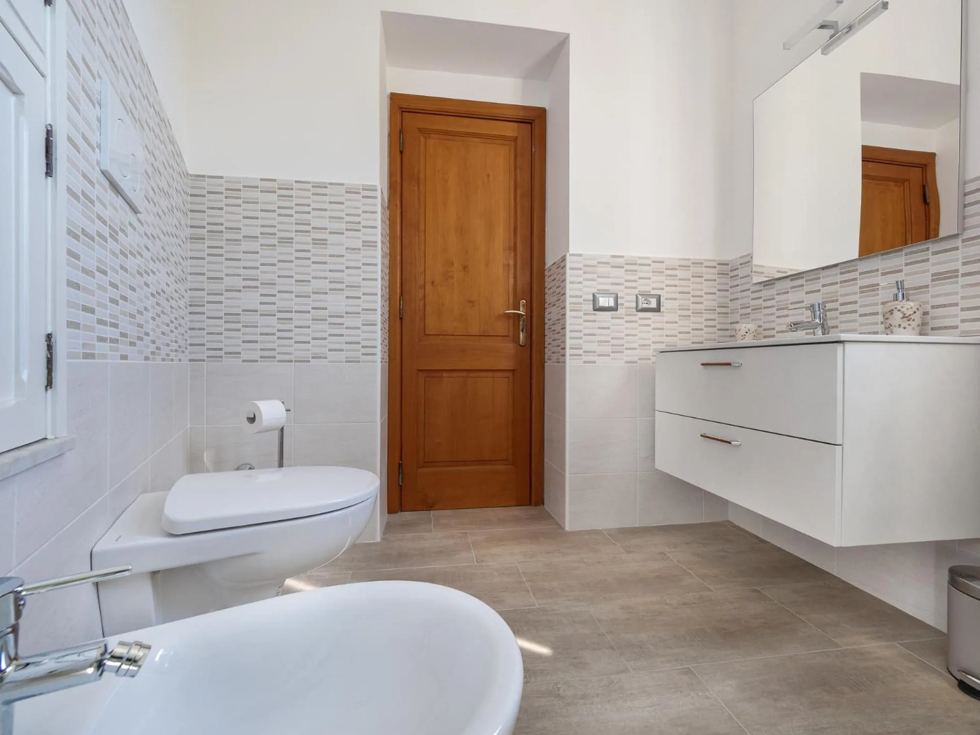 Bathroom in La Perla di Chicca