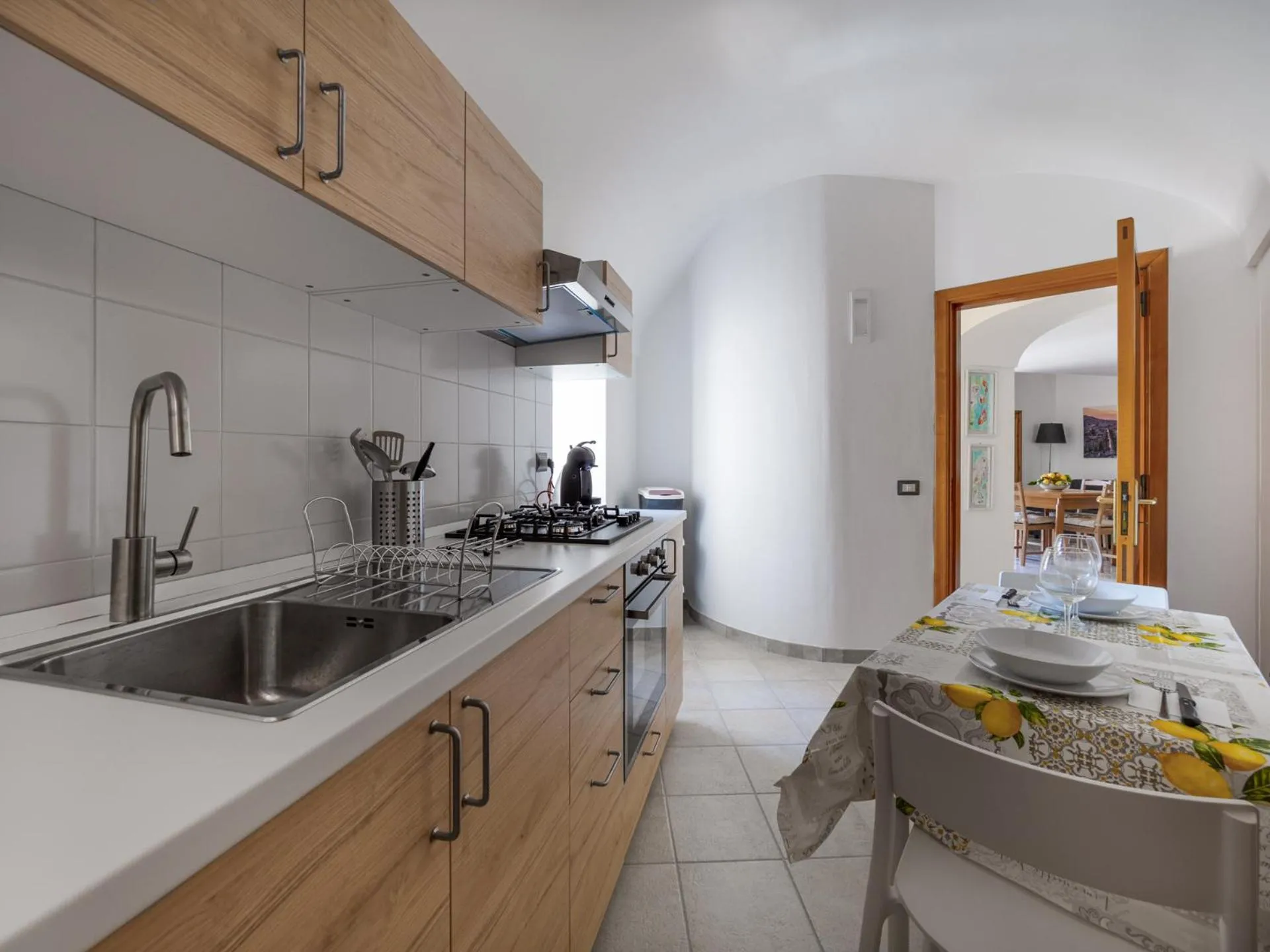 kitchen in La Perla di Chicca