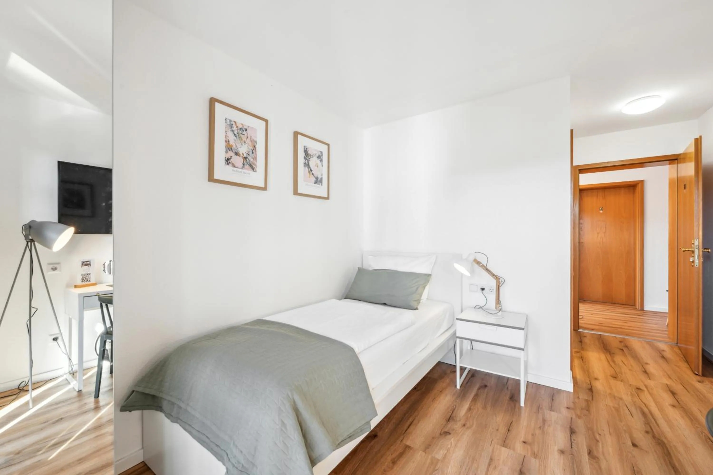 Photo of the whole room, Bed in Gästehaus Hartwig