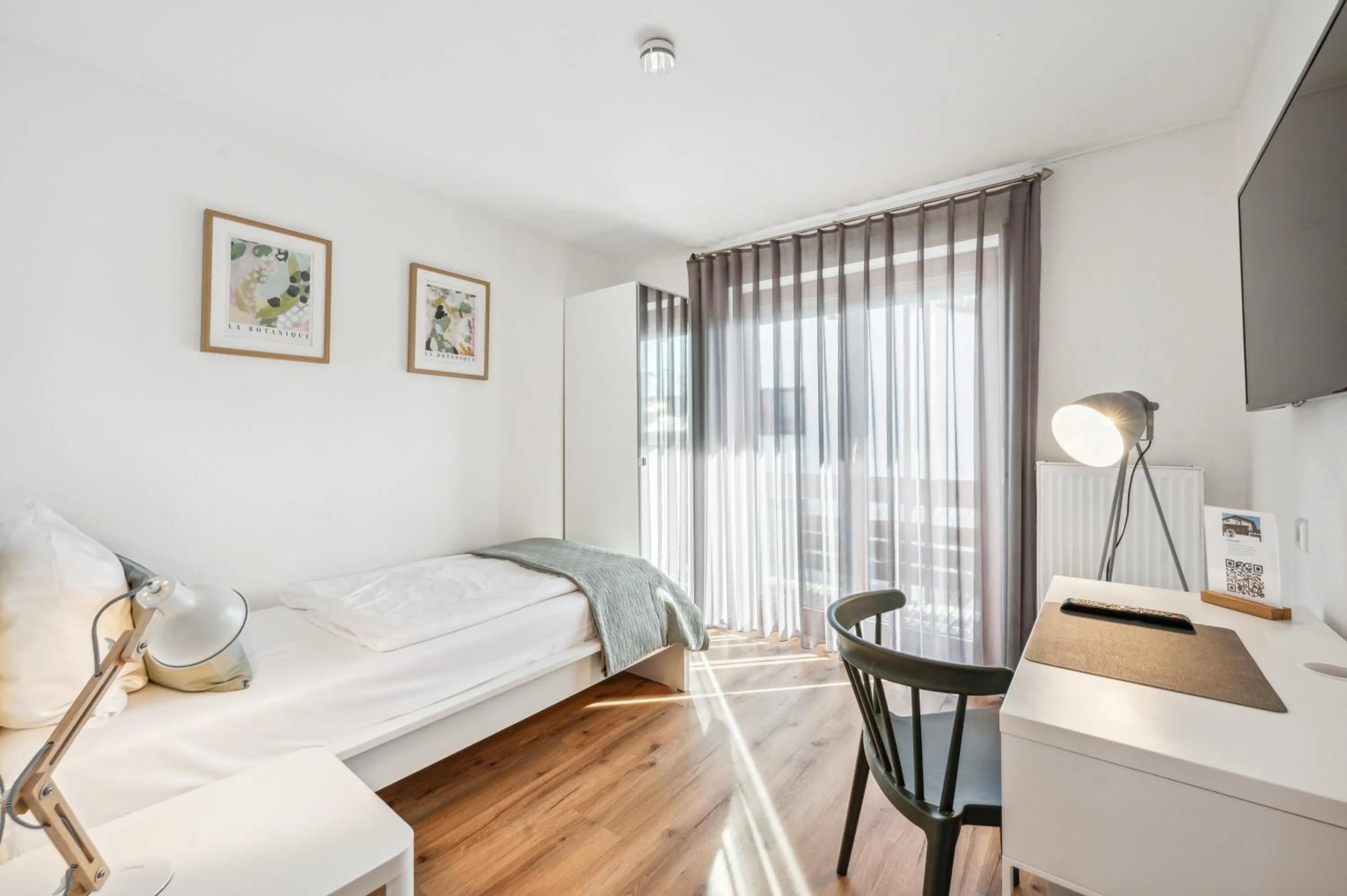 Photo of the whole room, Bed in Gästehaus Hartwig