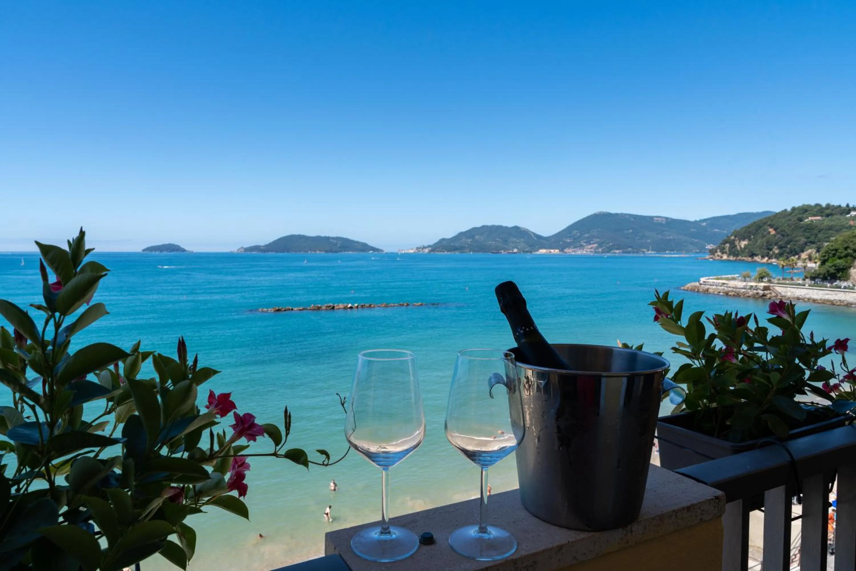 Sea view in Hotel Florida Lerici