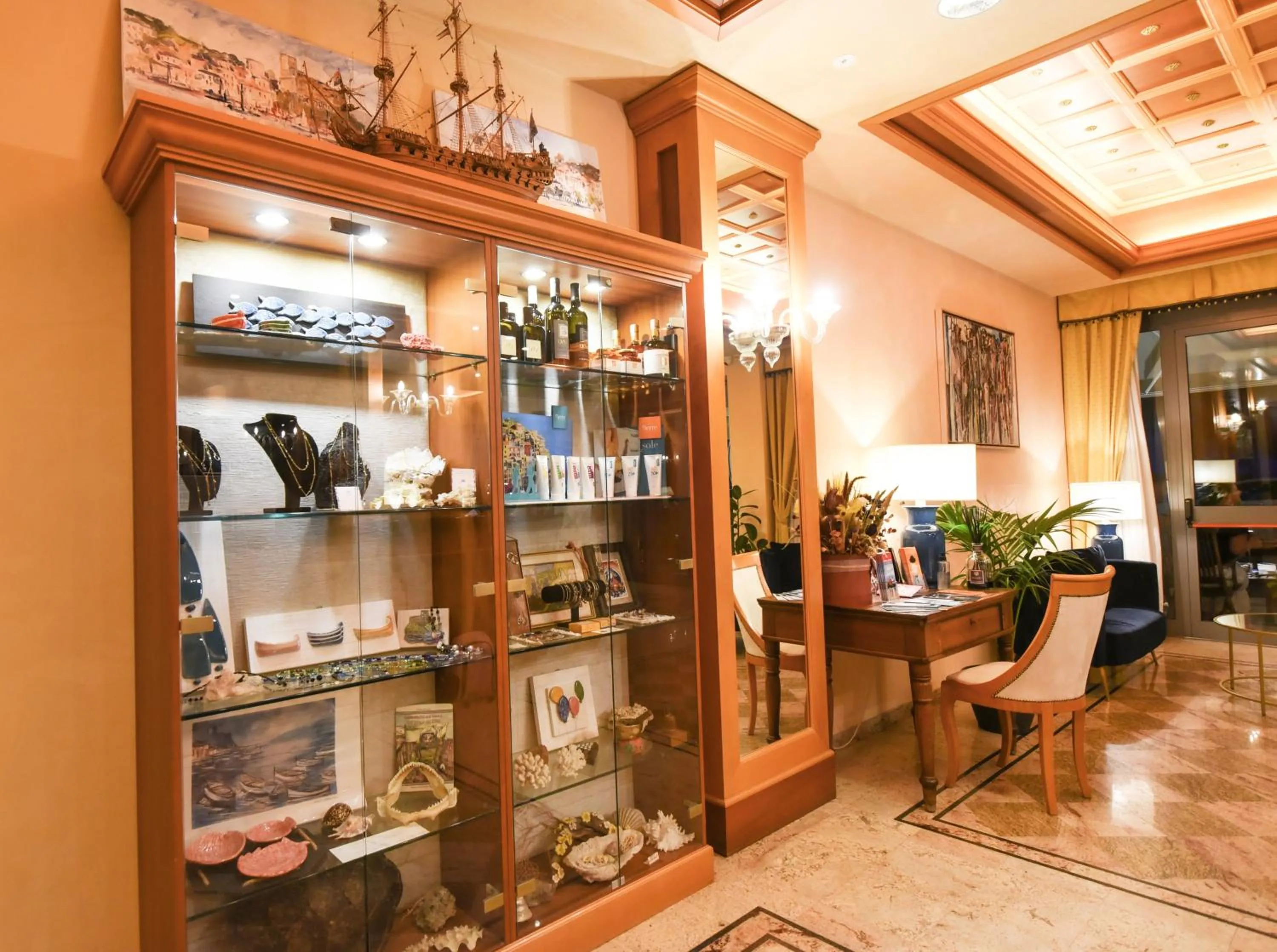 Lobby or reception in Hotel Florida Lerici