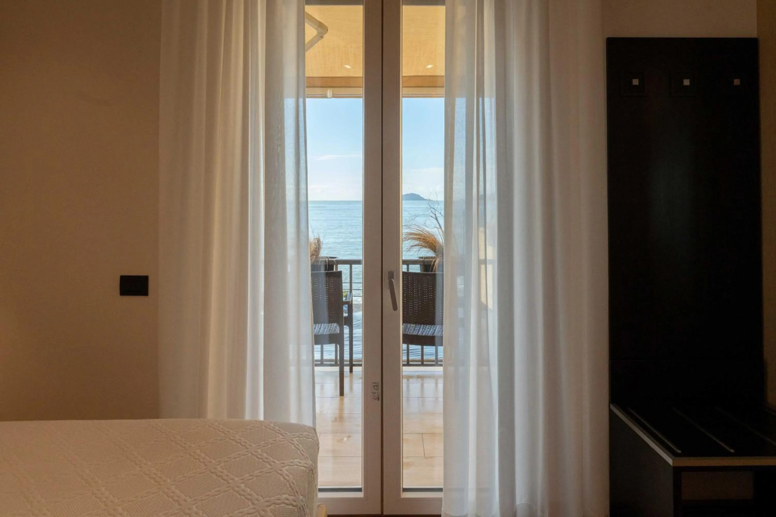 Bed in Hotel Florida Lerici