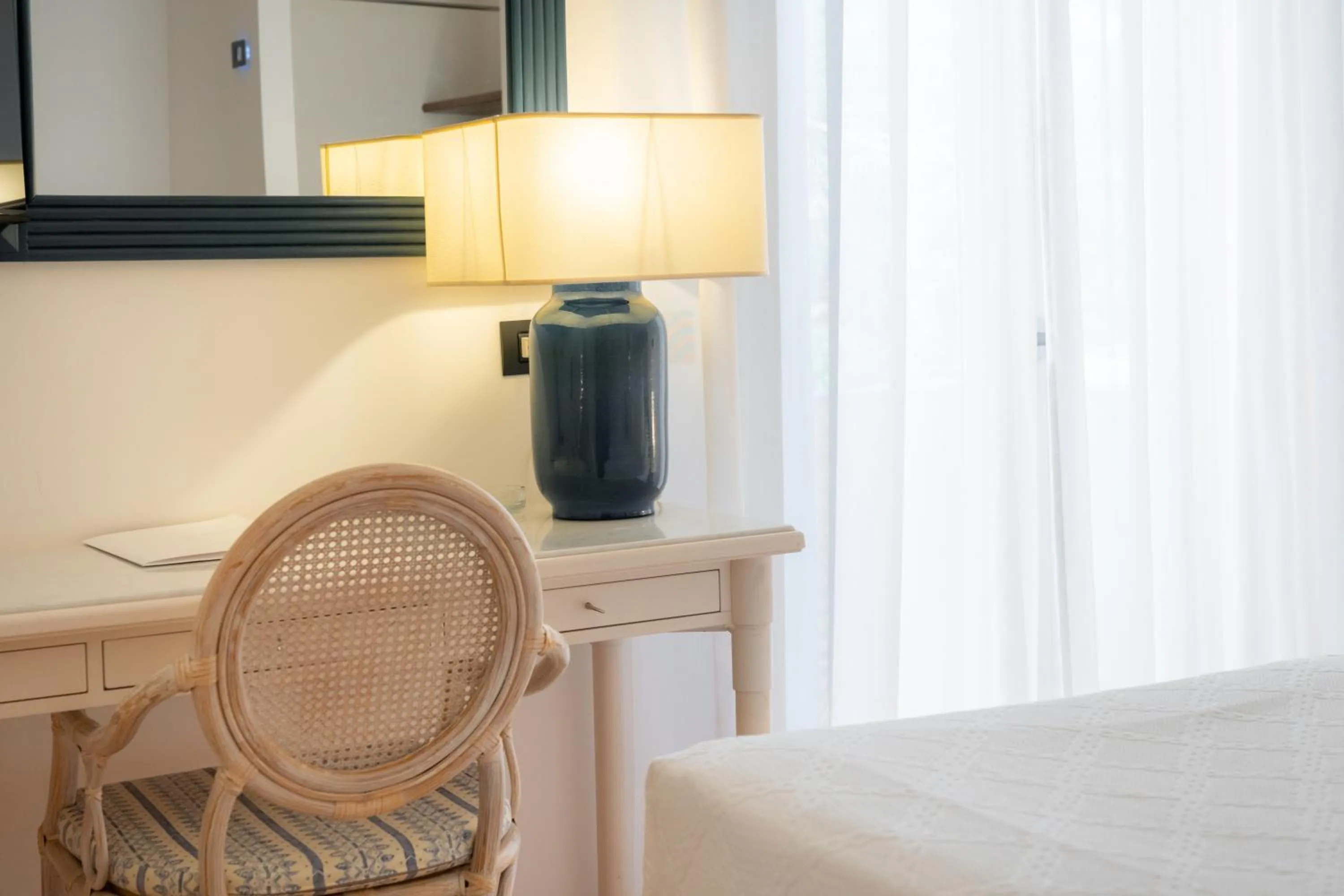 Bed in Hotel Florida Lerici