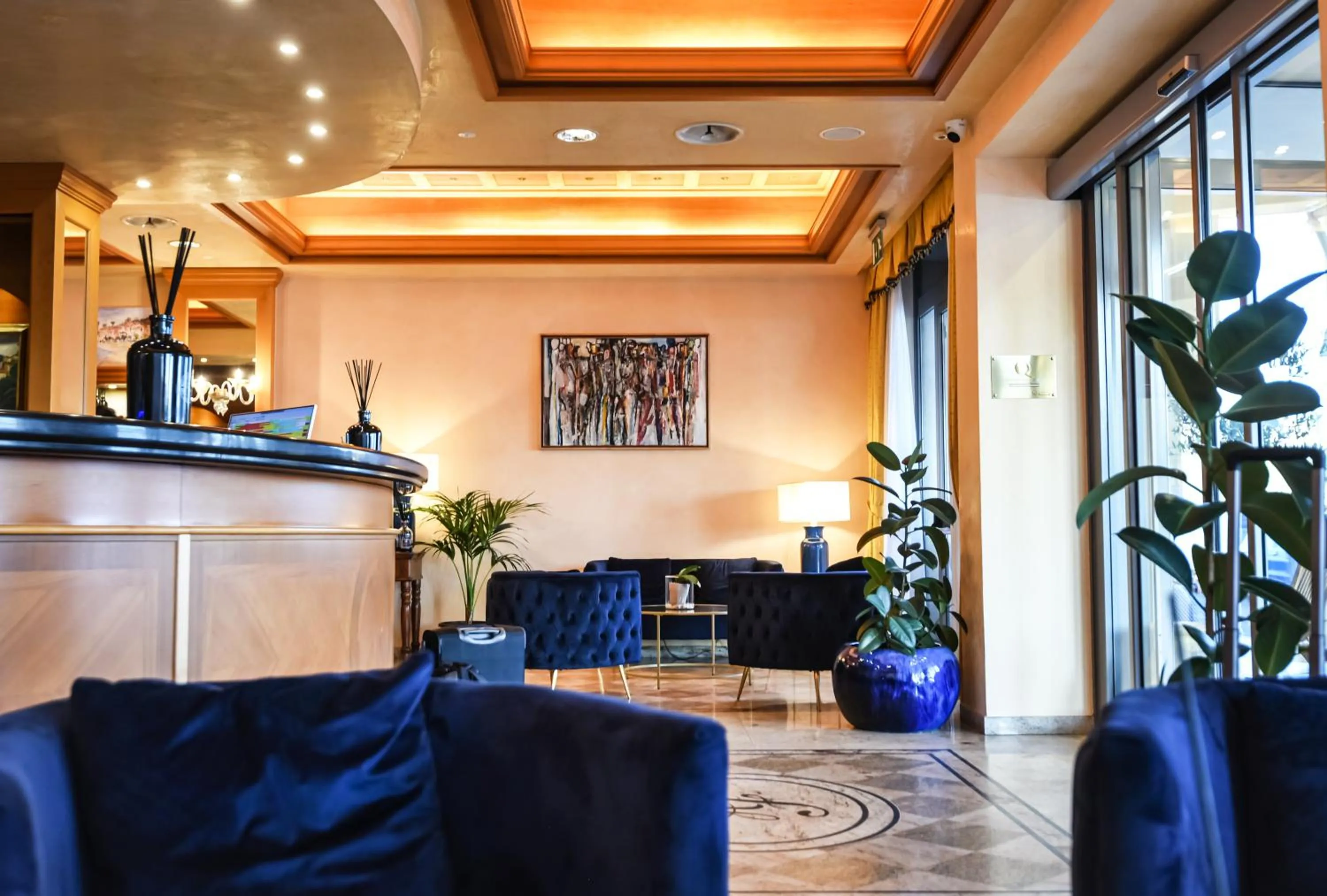 Lobby or reception in Hotel Florida Lerici