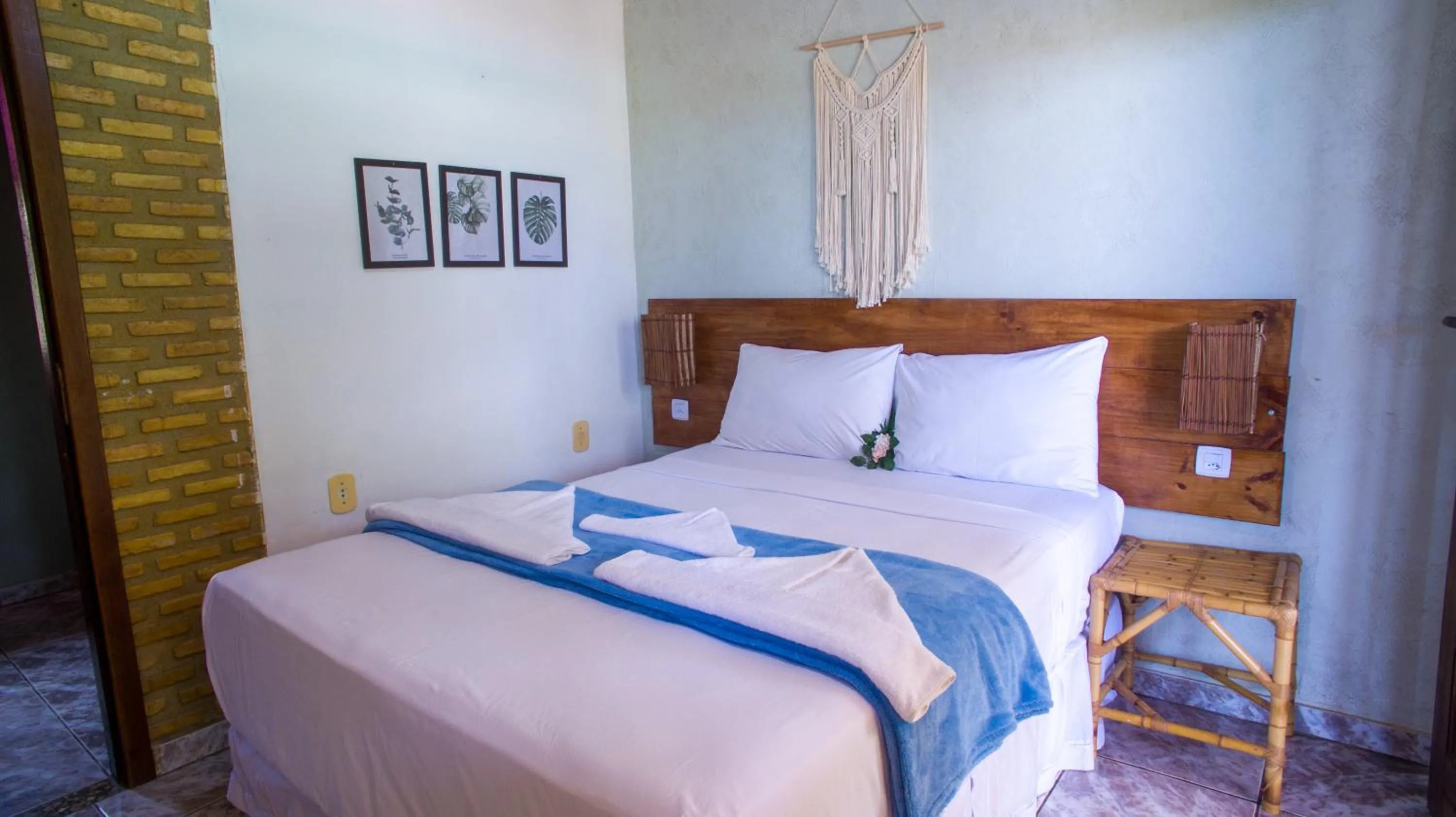 Bedroom, Bed in Pousada Bicho Preguiça