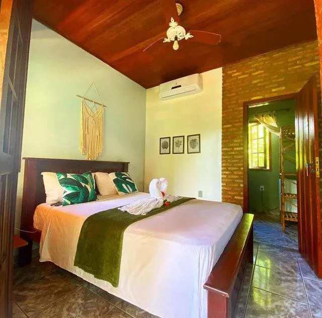 Bedroom, Bed in Pousada Bicho Preguiça