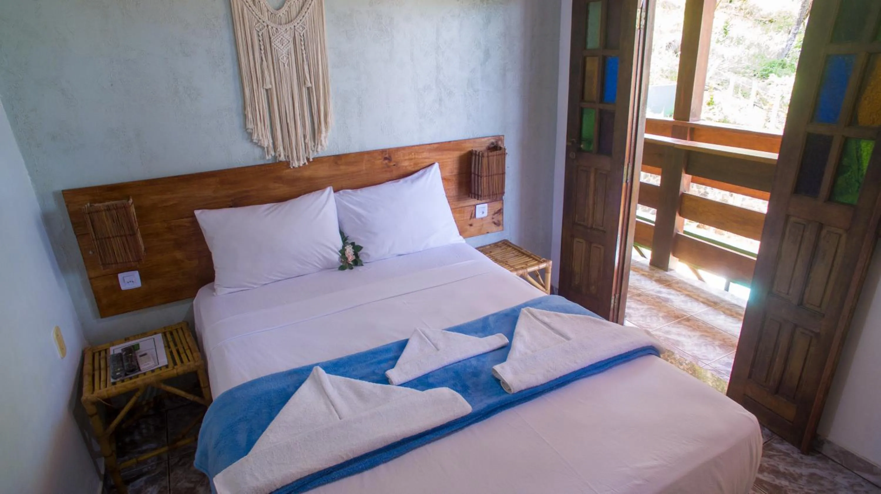 Bedroom, Bed in Pousada Bicho Preguiça