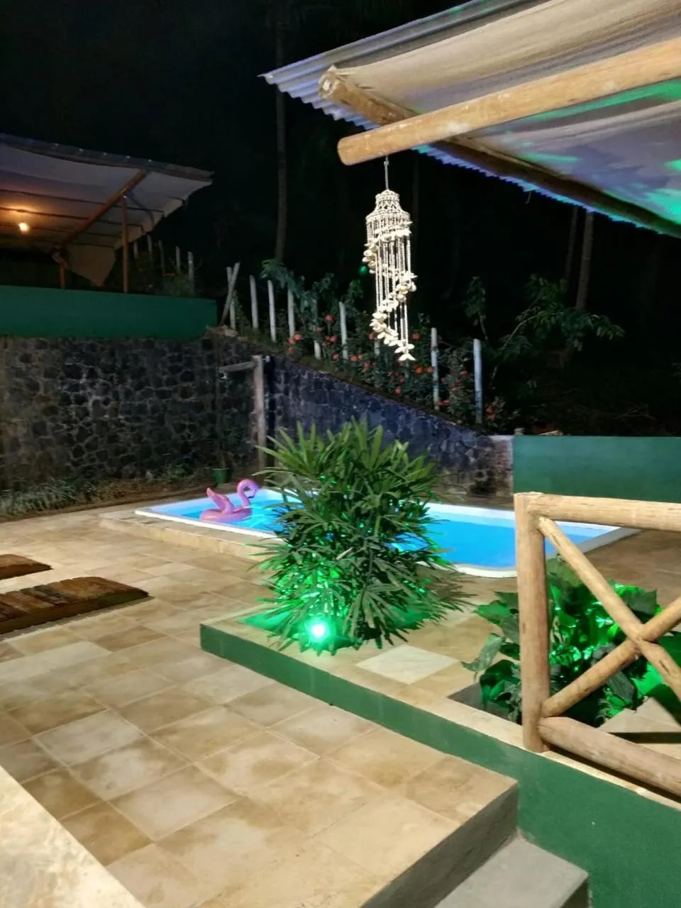 Garden view in Pousada Bicho Preguiça