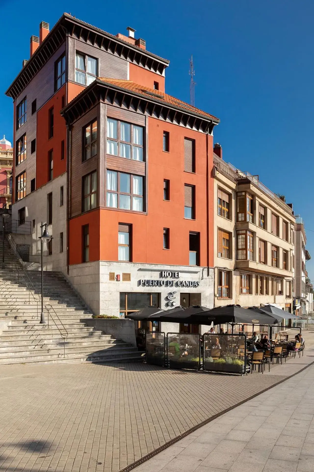 Property building in Hotel Puerto de Candás Property building in Hotel Puerto de Candás