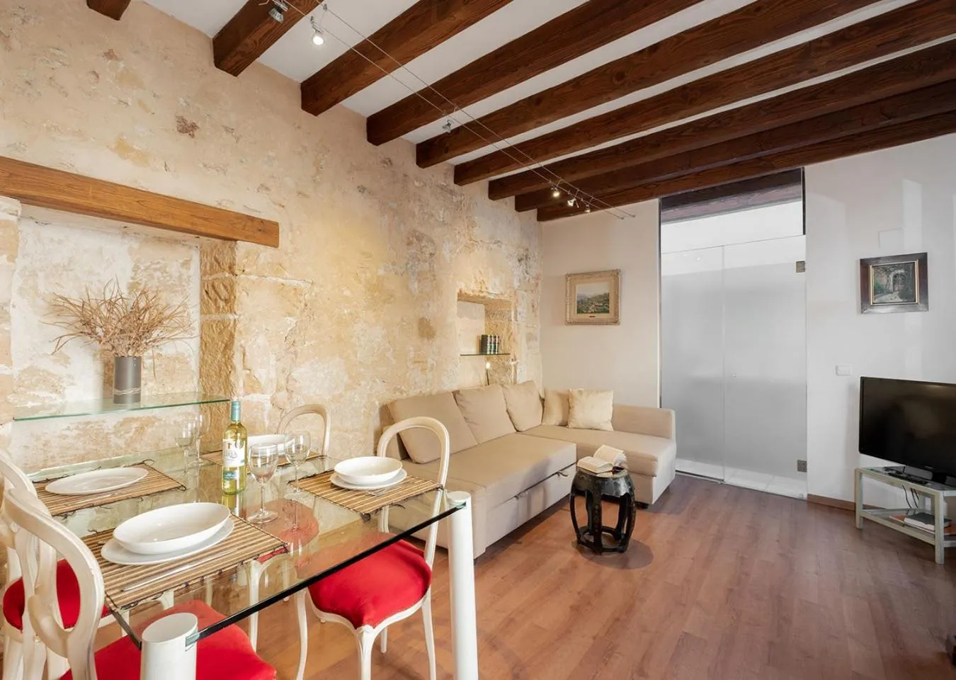 Living room in Ramón Llull House