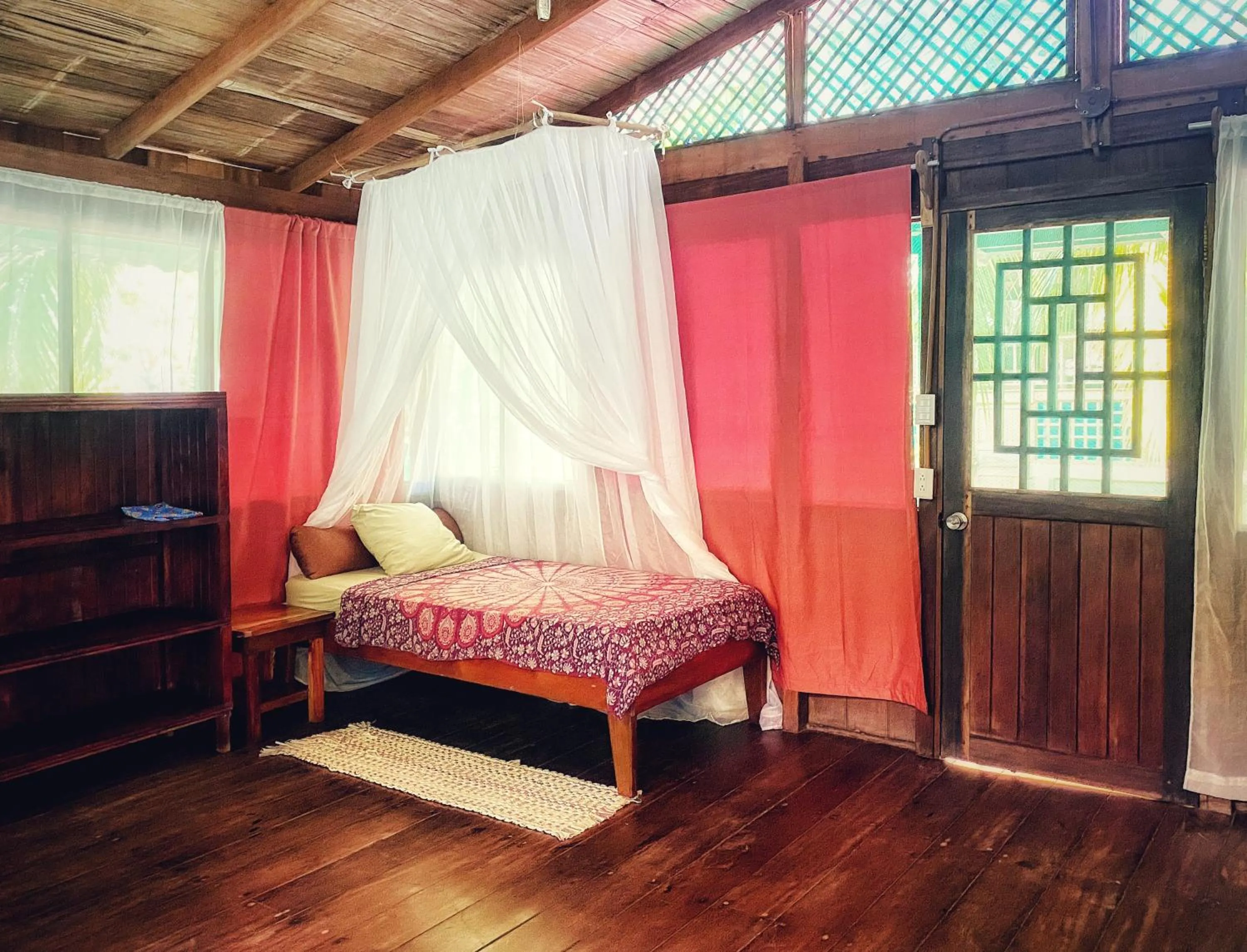Bed in Ocean Forest Ecolodge