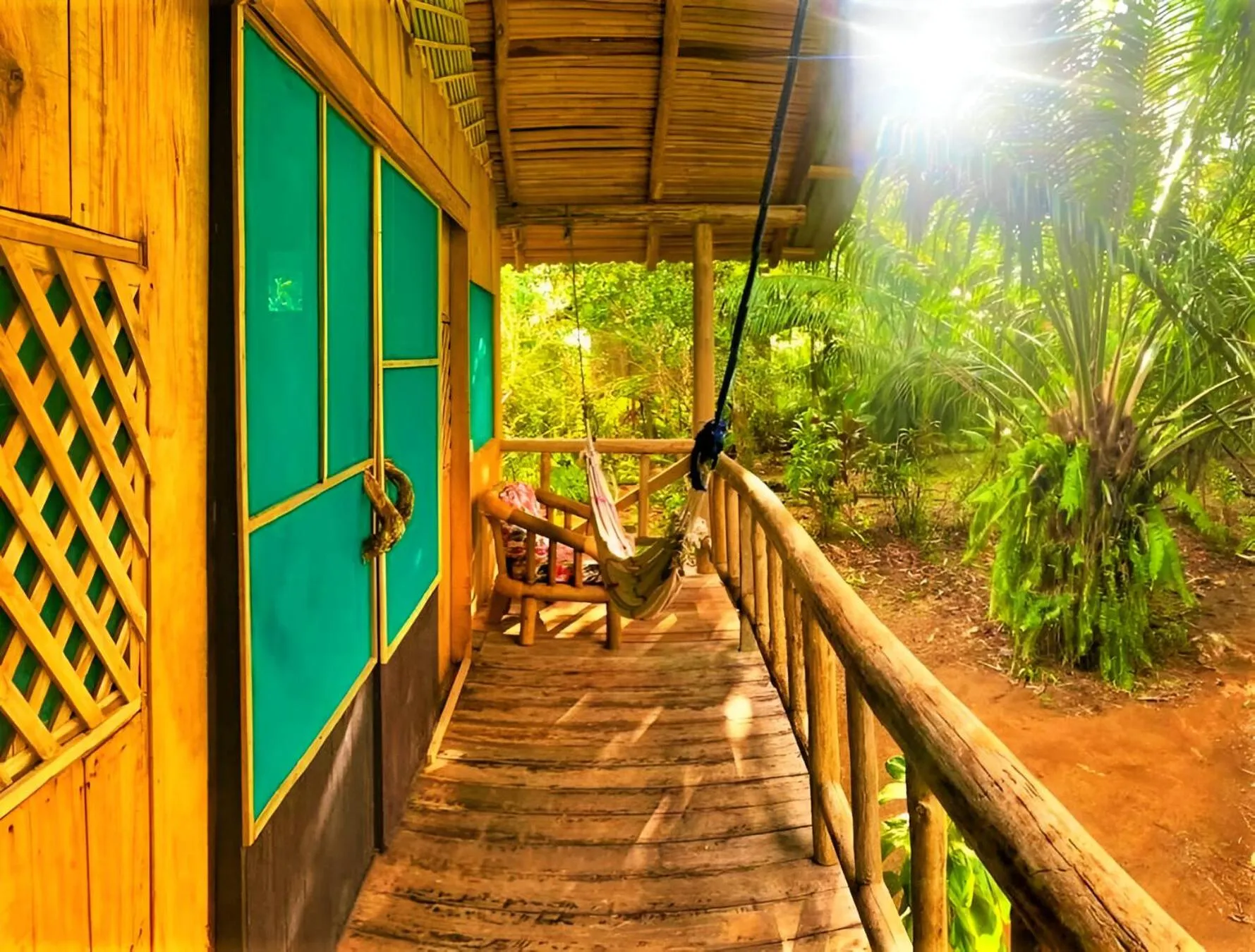 Garden in Ocean Forest Ecolodge