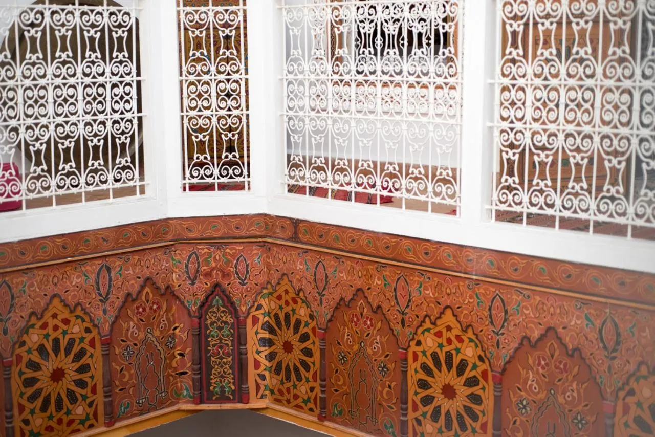 Decorative detail in Riad Safir