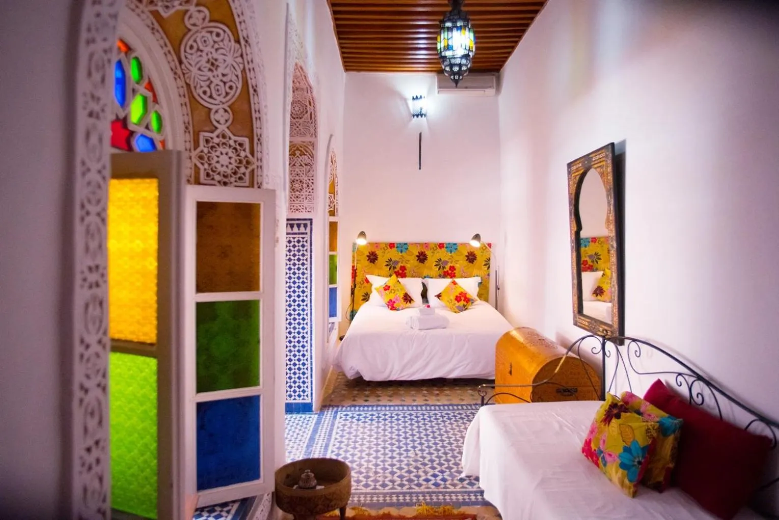 Bed in Riad Safir