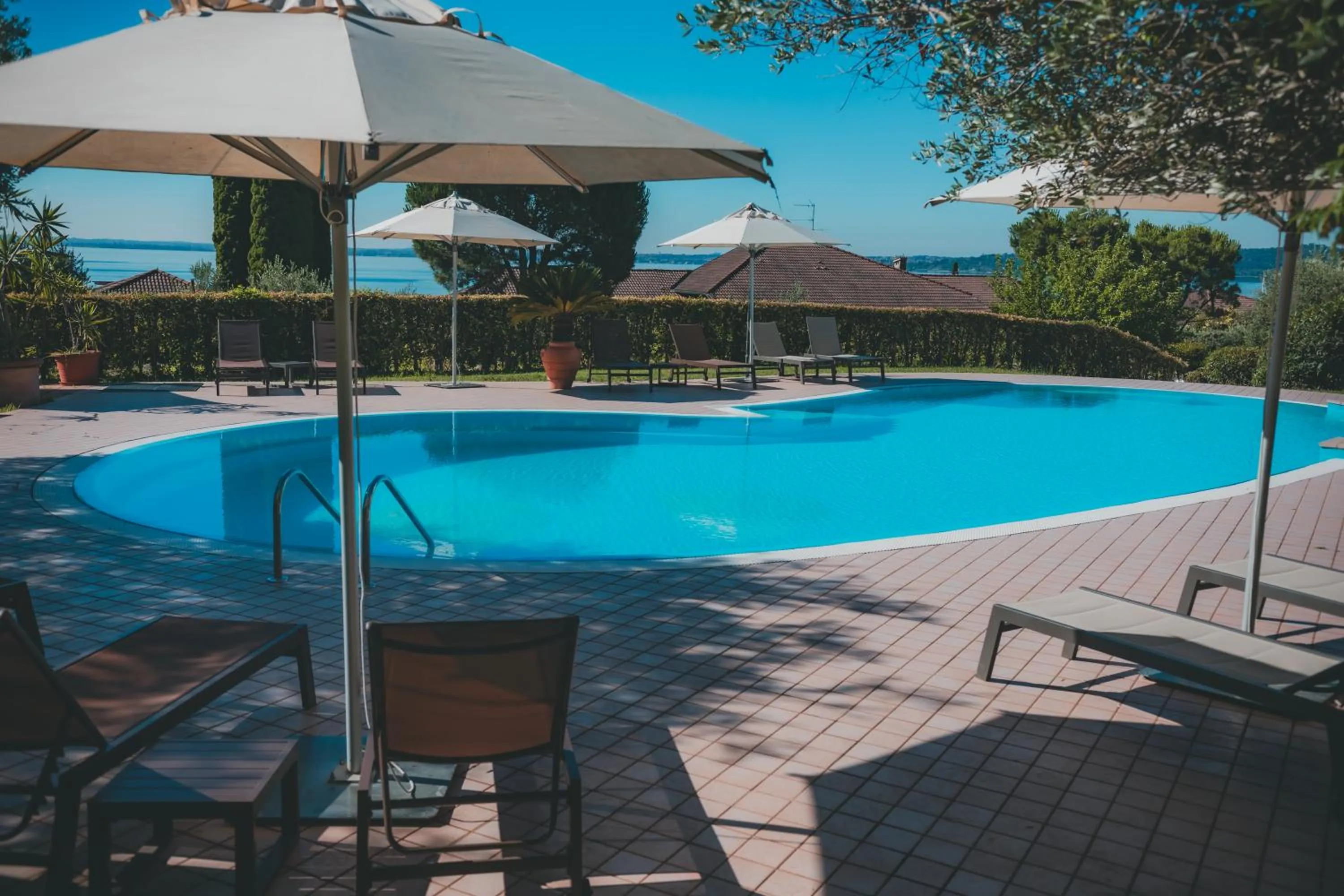 Pool view in AHG Riva Del Sole Hotel - Adults Only