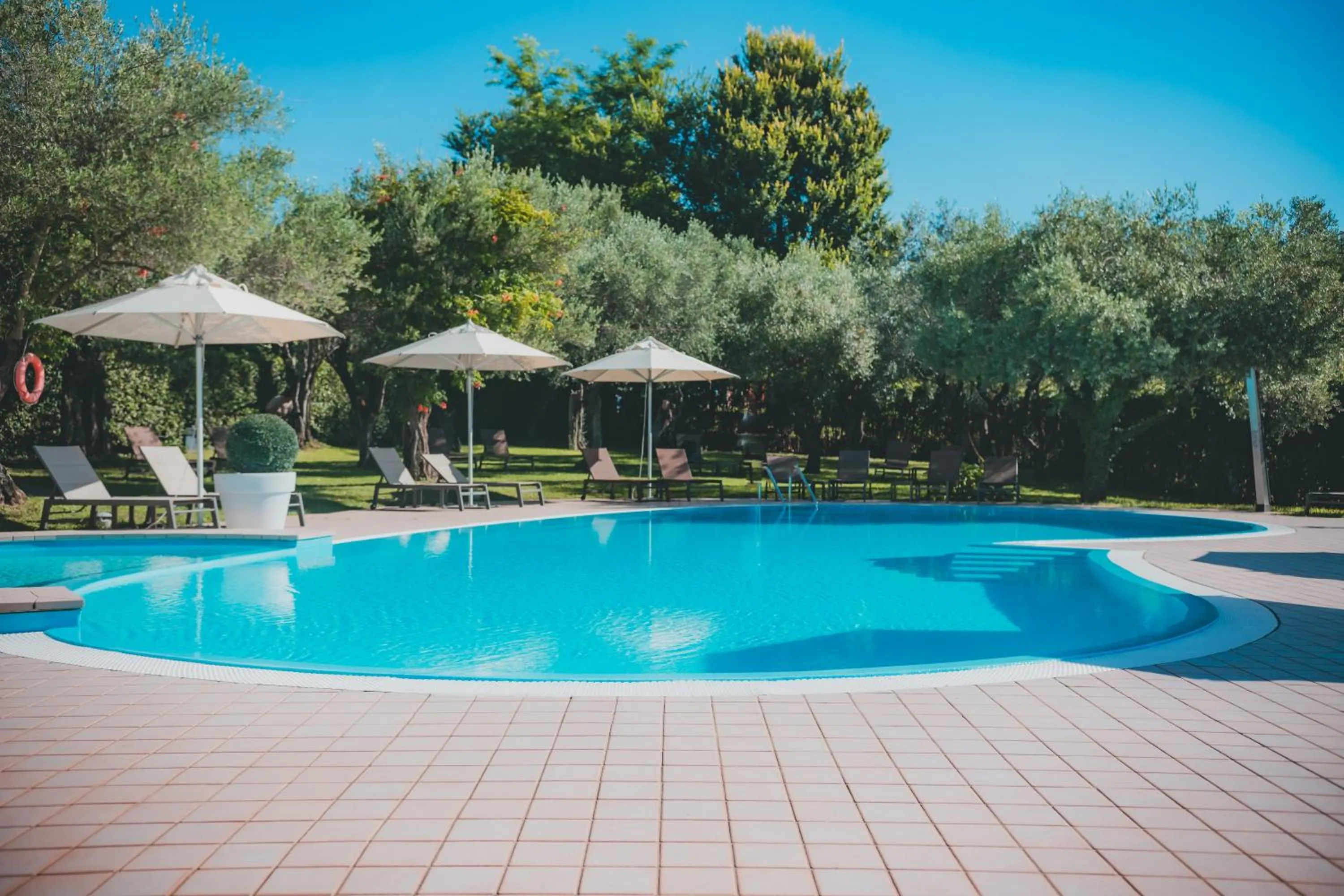 Pool view in AHG Riva Del Sole Hotel - Adults Only