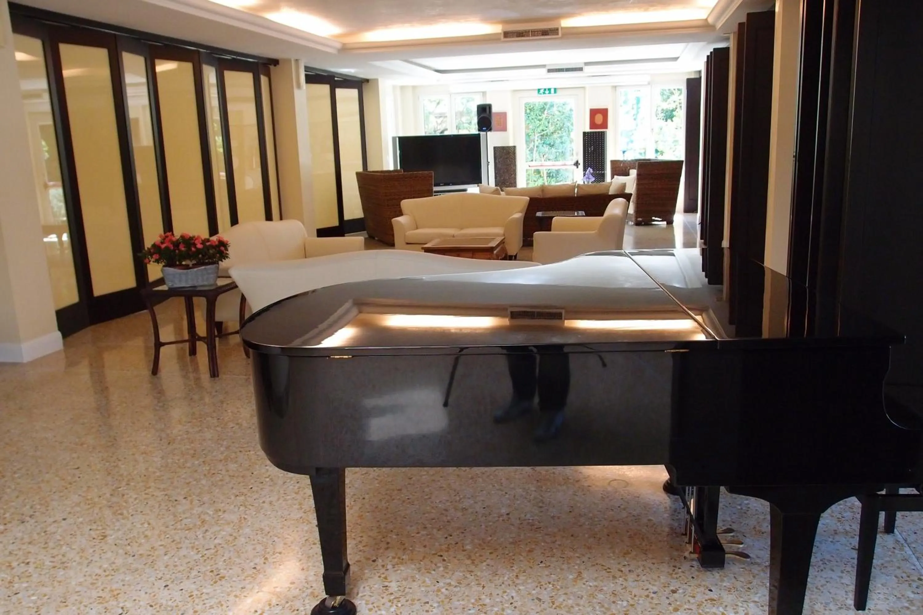 Communal lounge/ TV room in JR Resort Logos Forte dei Marmi