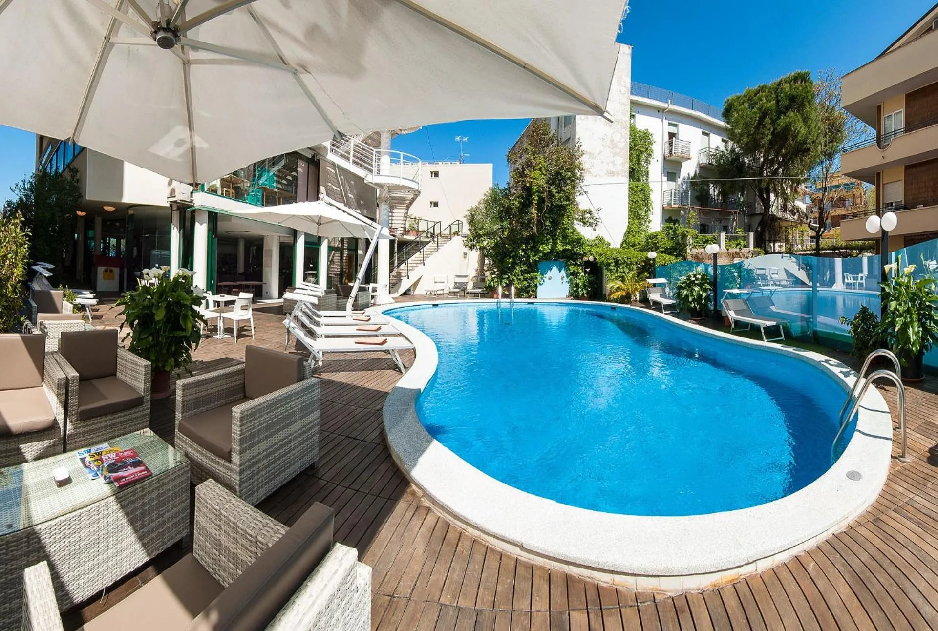 Swimming pool in Park Hotel Cattolica & Restaurant