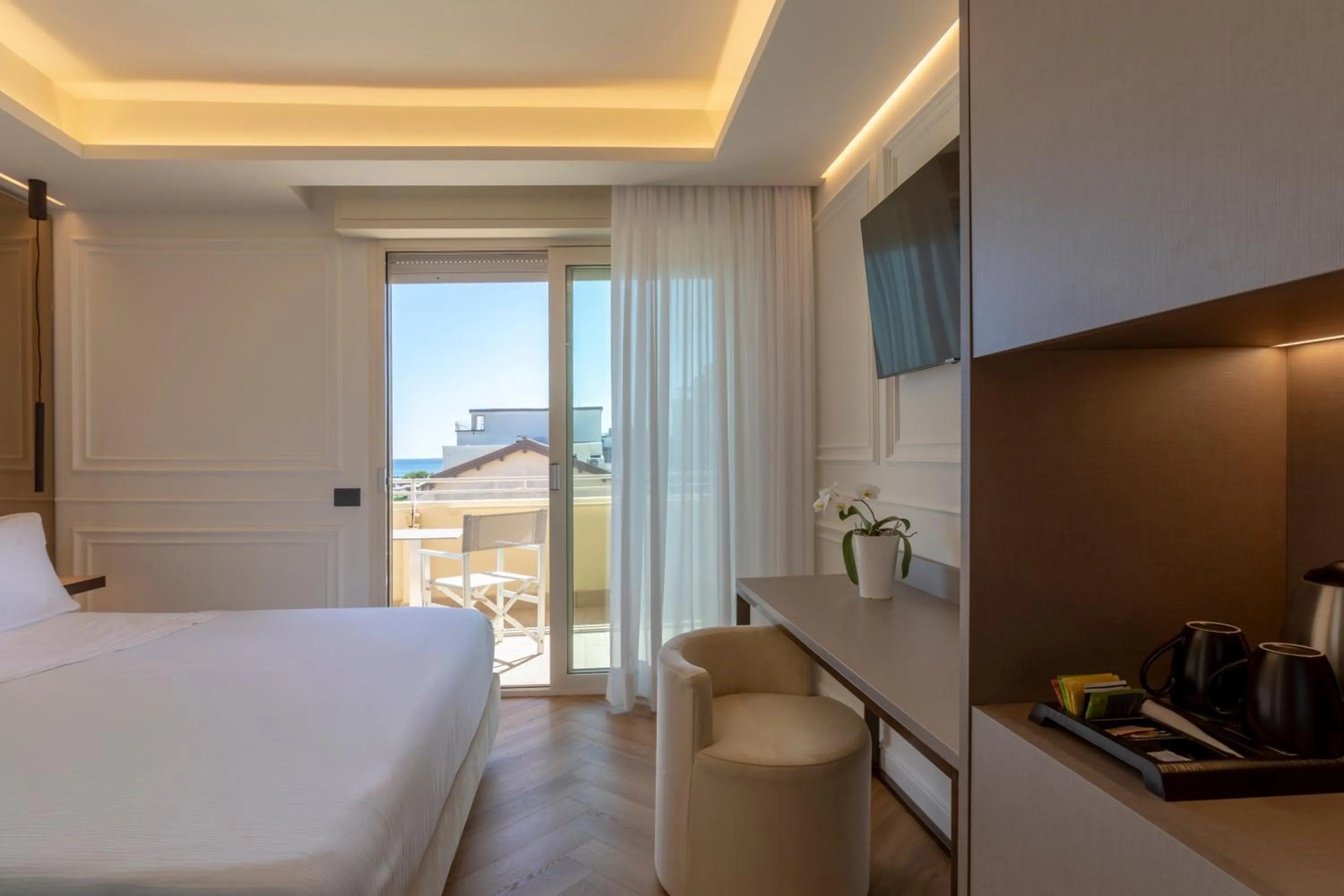 Bed in Park Hotel Cattolica & Restaurant