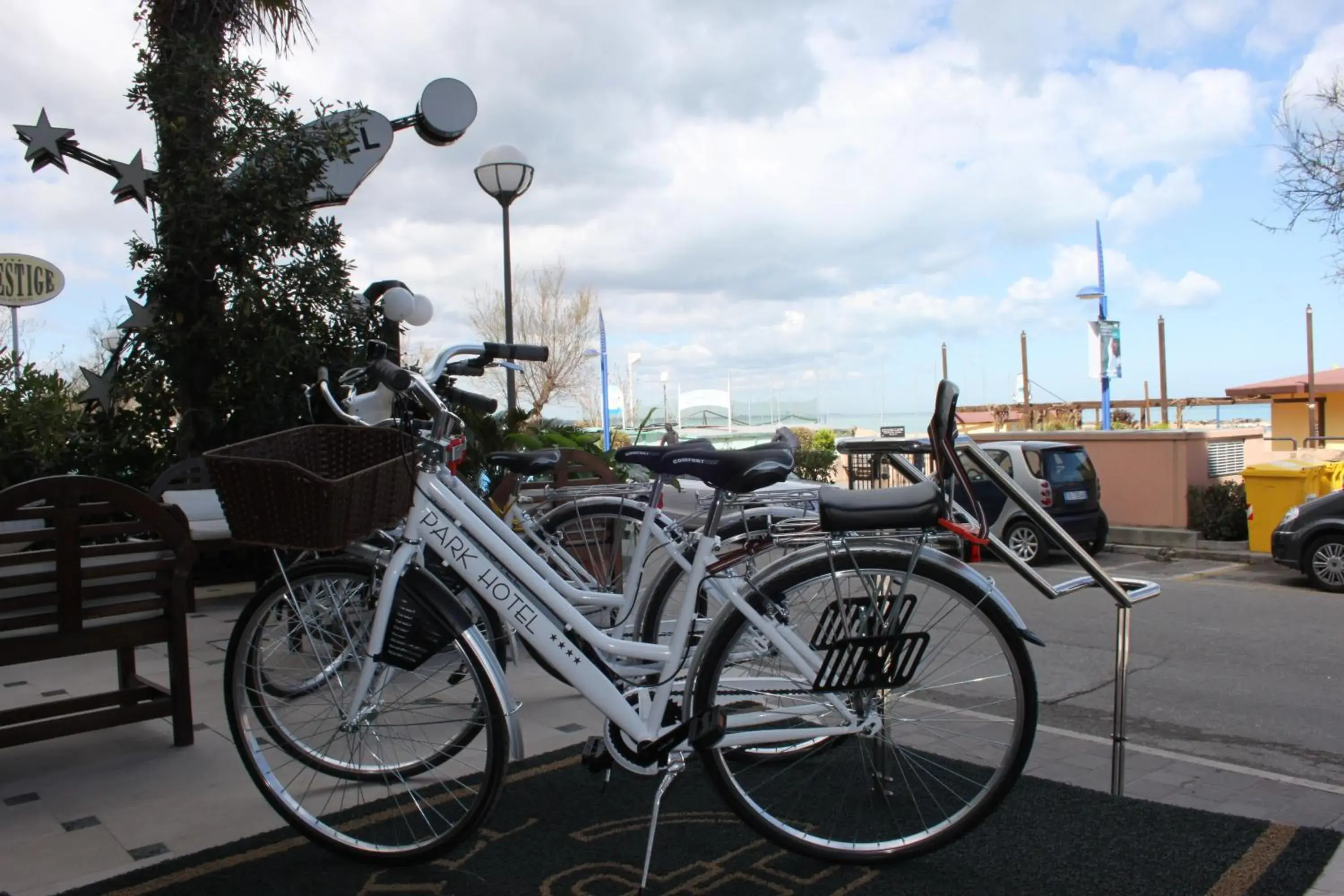 Decorative detail, Biking in Park Hotel