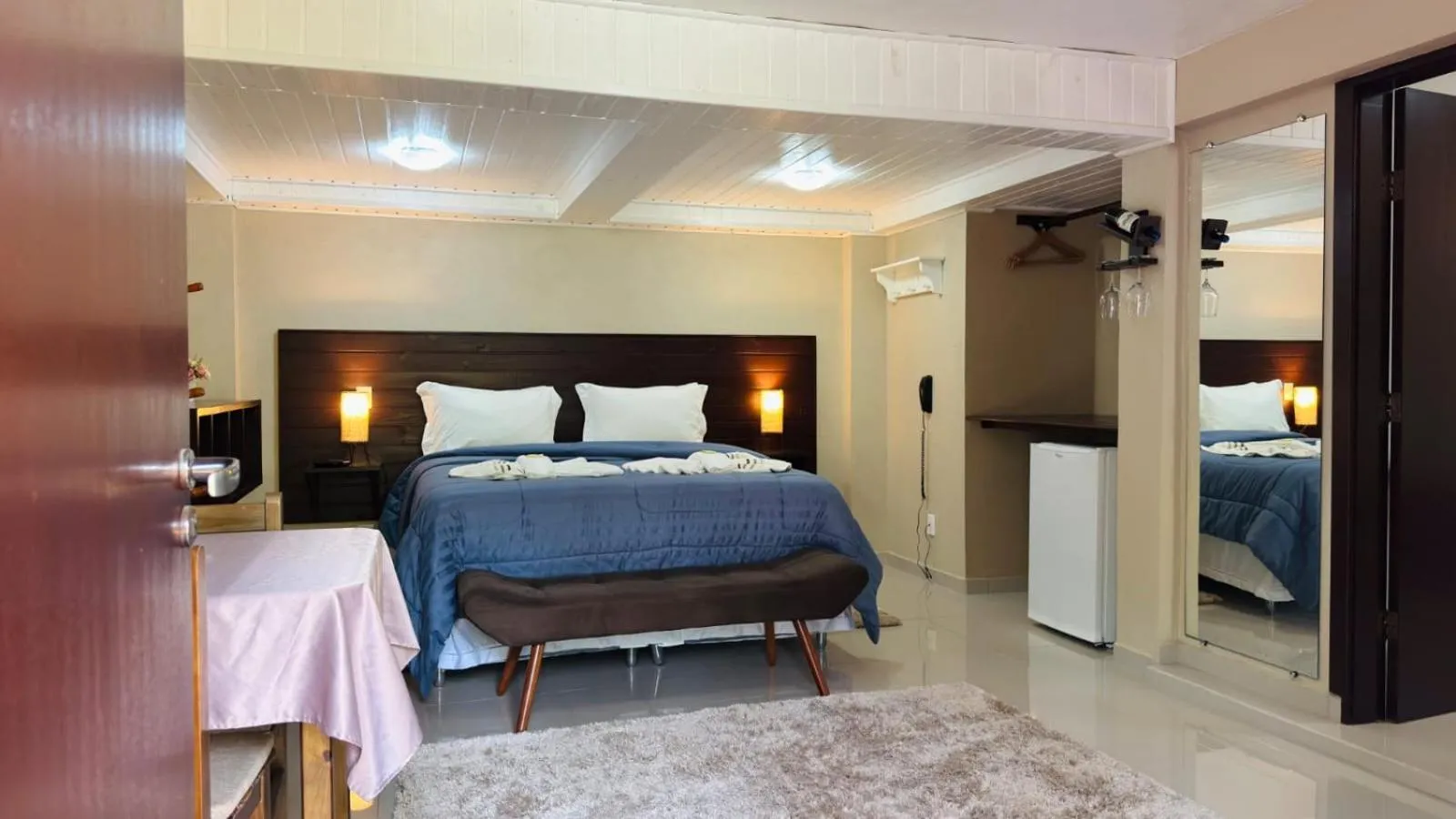 Bed in Vila Eremita Pousada