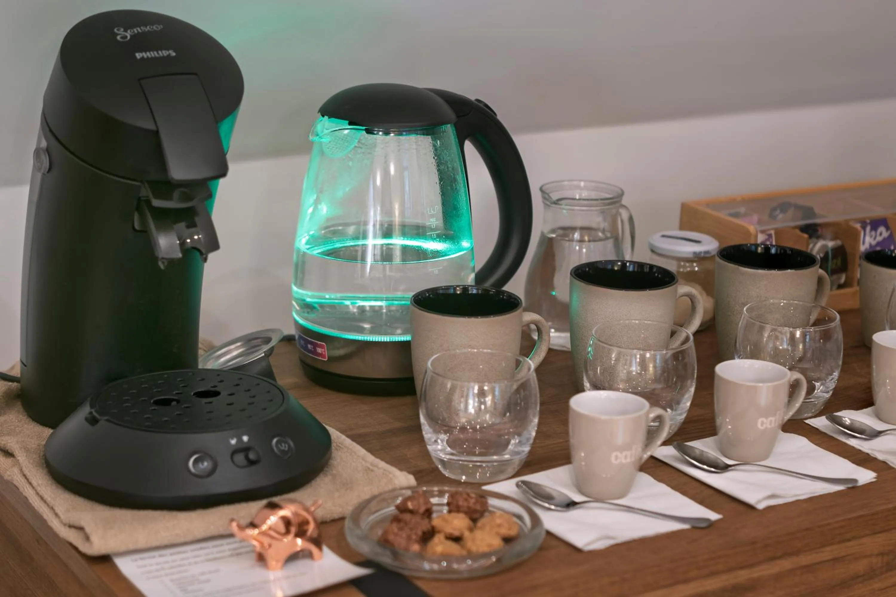 Coffee/tea facilities in Ferme des Petites Oreilles 4 étoiles