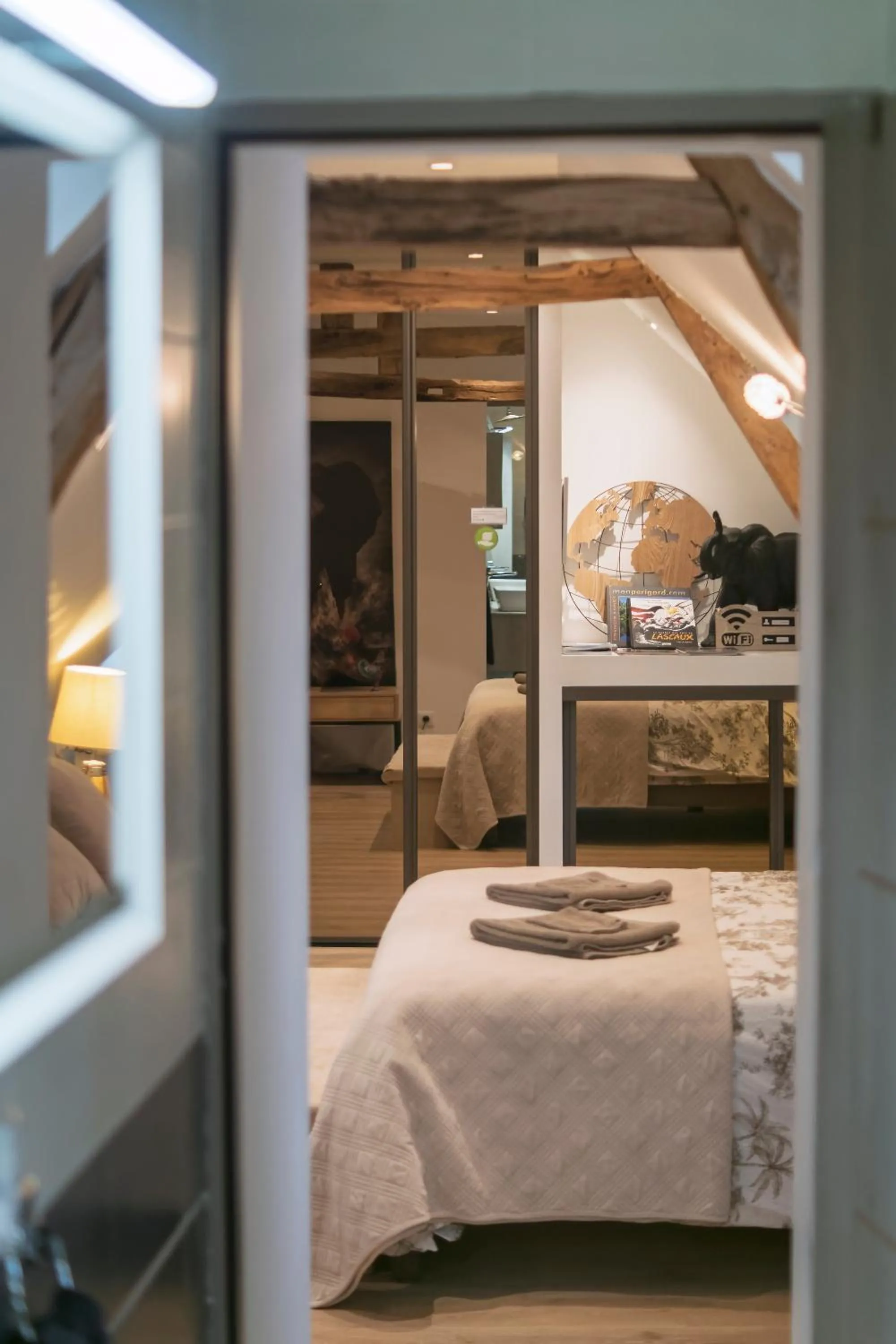 Bedroom, Bed in Ferme des Petites Oreilles 4 étoiles