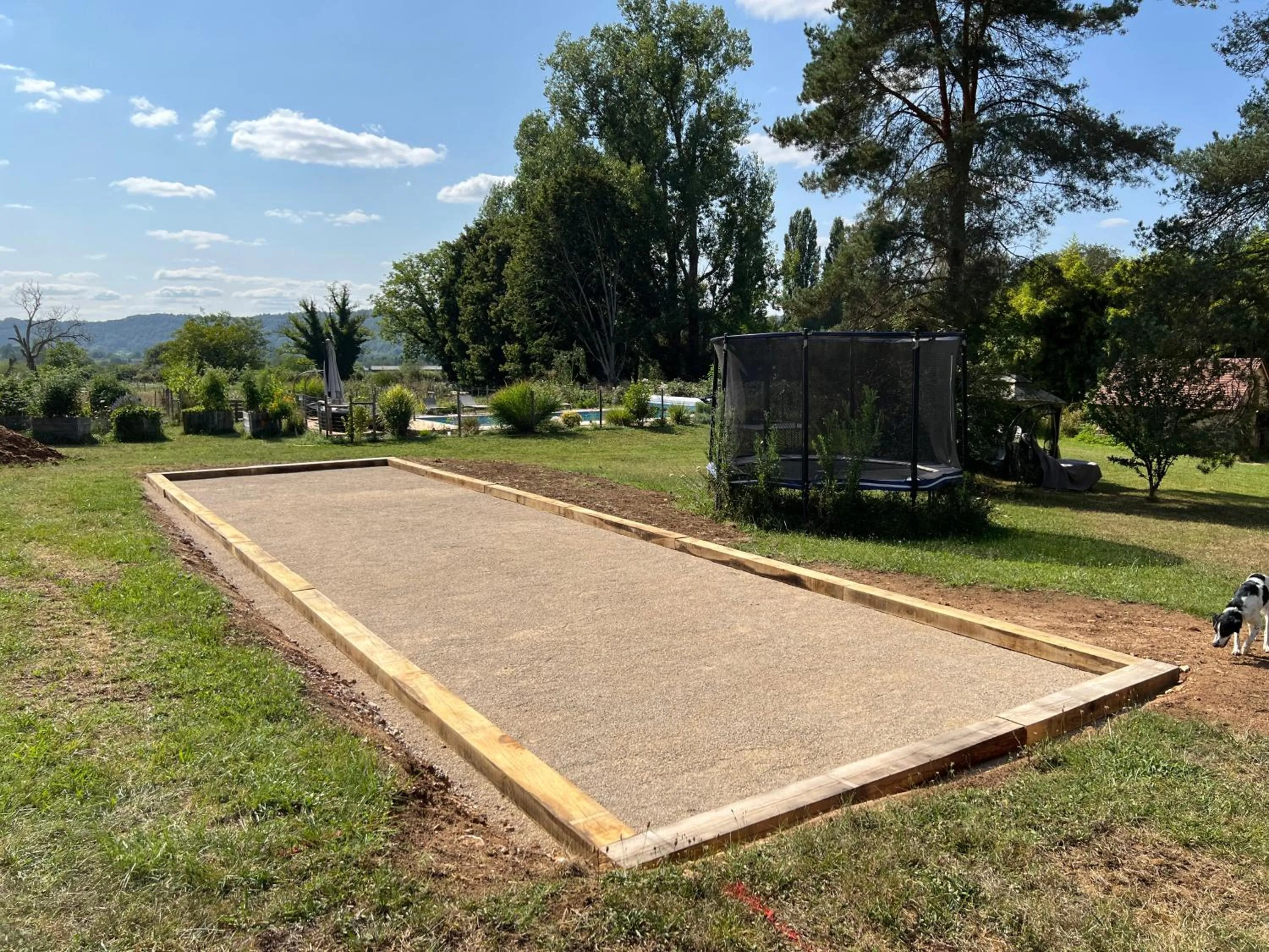 Garden in Ferme des Petites Oreilles 4 étoiles