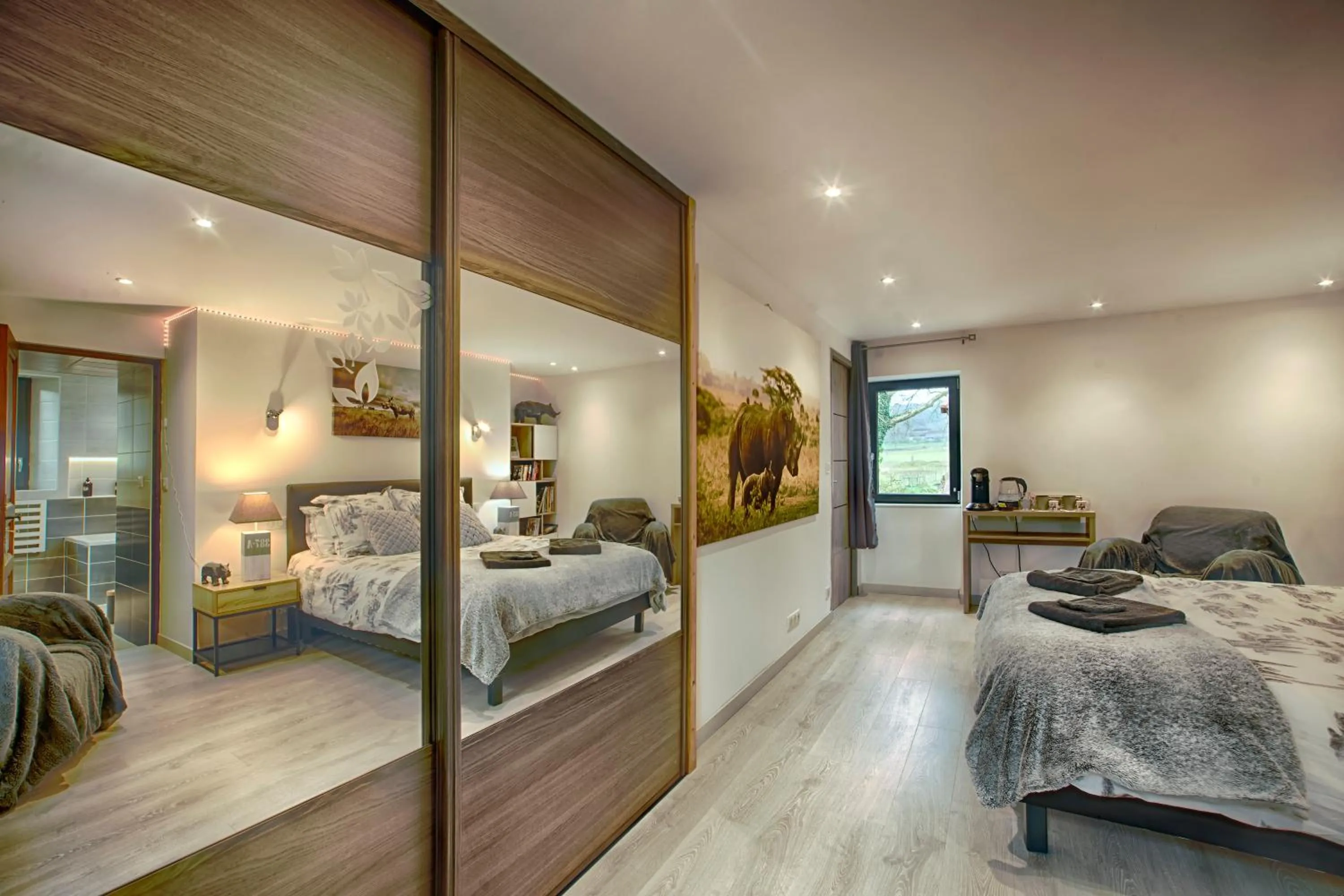 Bedroom, Bed in Ferme des Petites Oreilles 4 étoiles