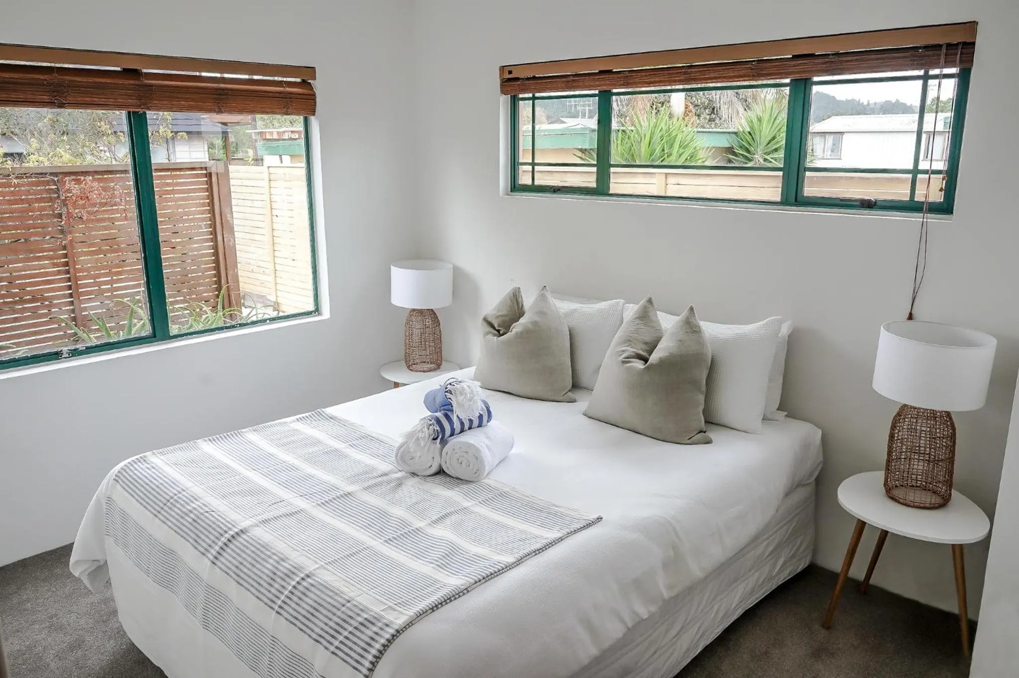 Bed in La Dolce Vita Whangamata