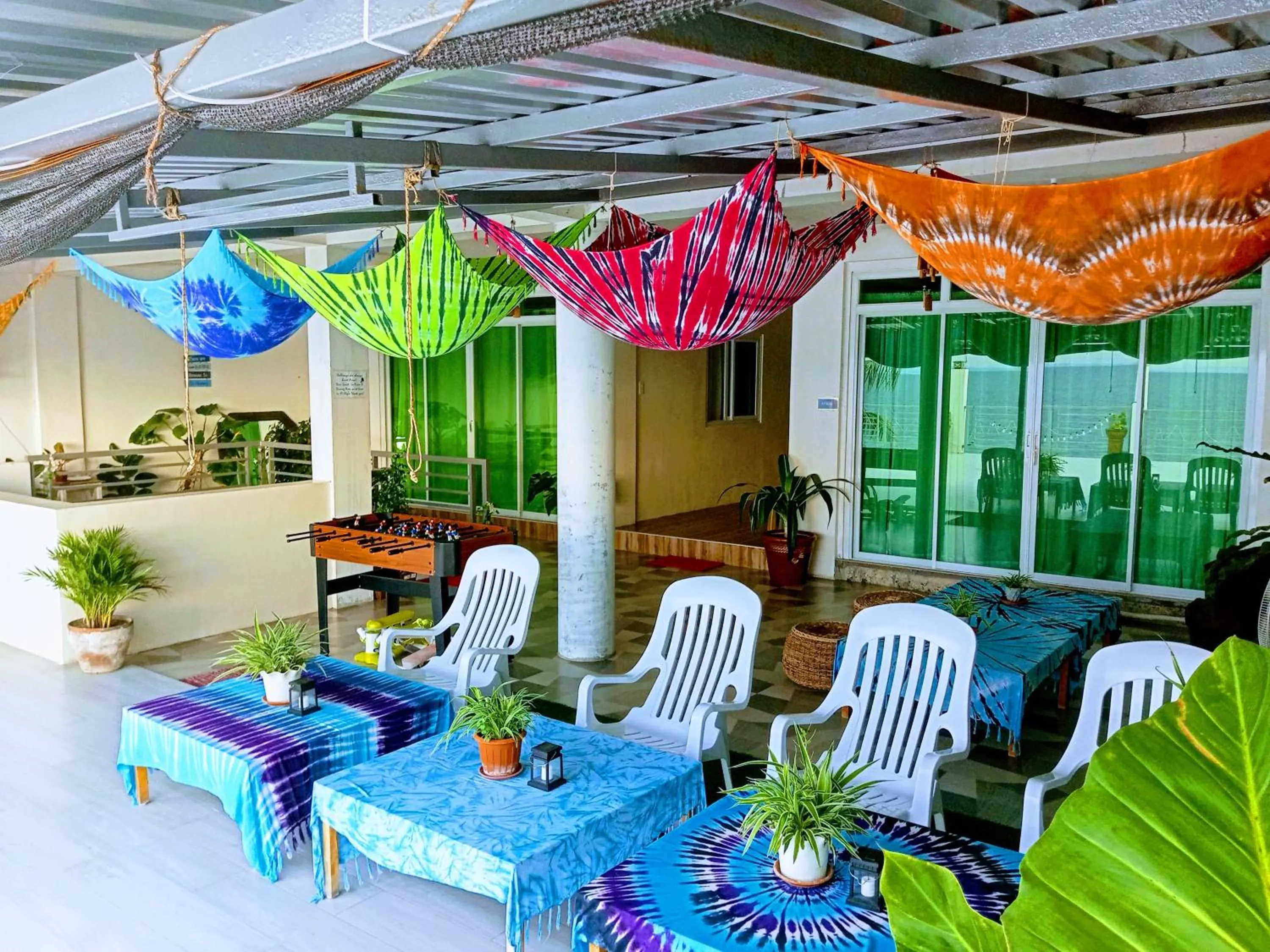 Seating area in PamAnilao and Padoy's Dive Camp