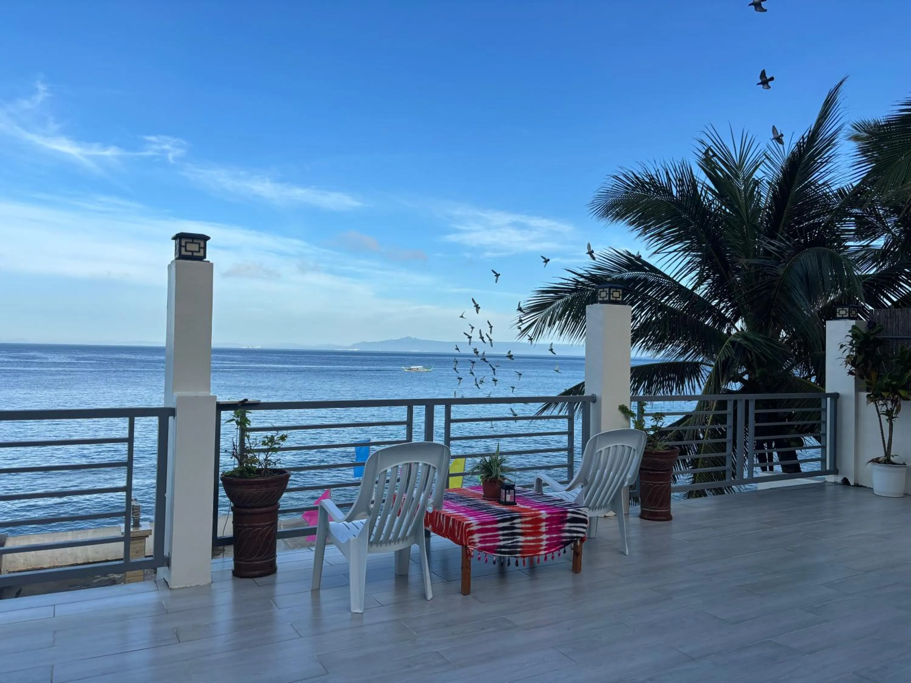 Balcony/Terrace in PamAnilao and Padoy's Dive Camp
