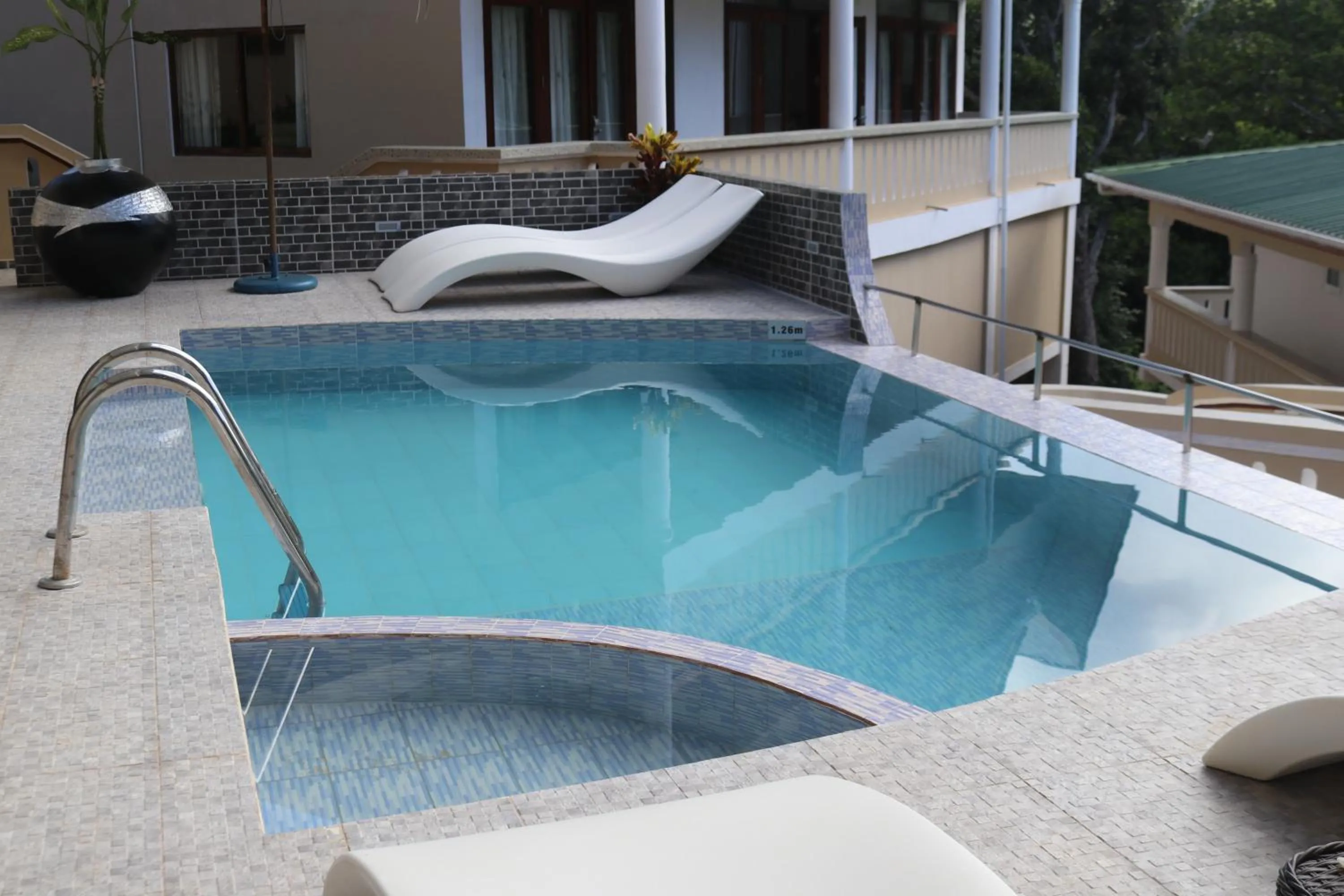 Pool view in Mountain View Hotel