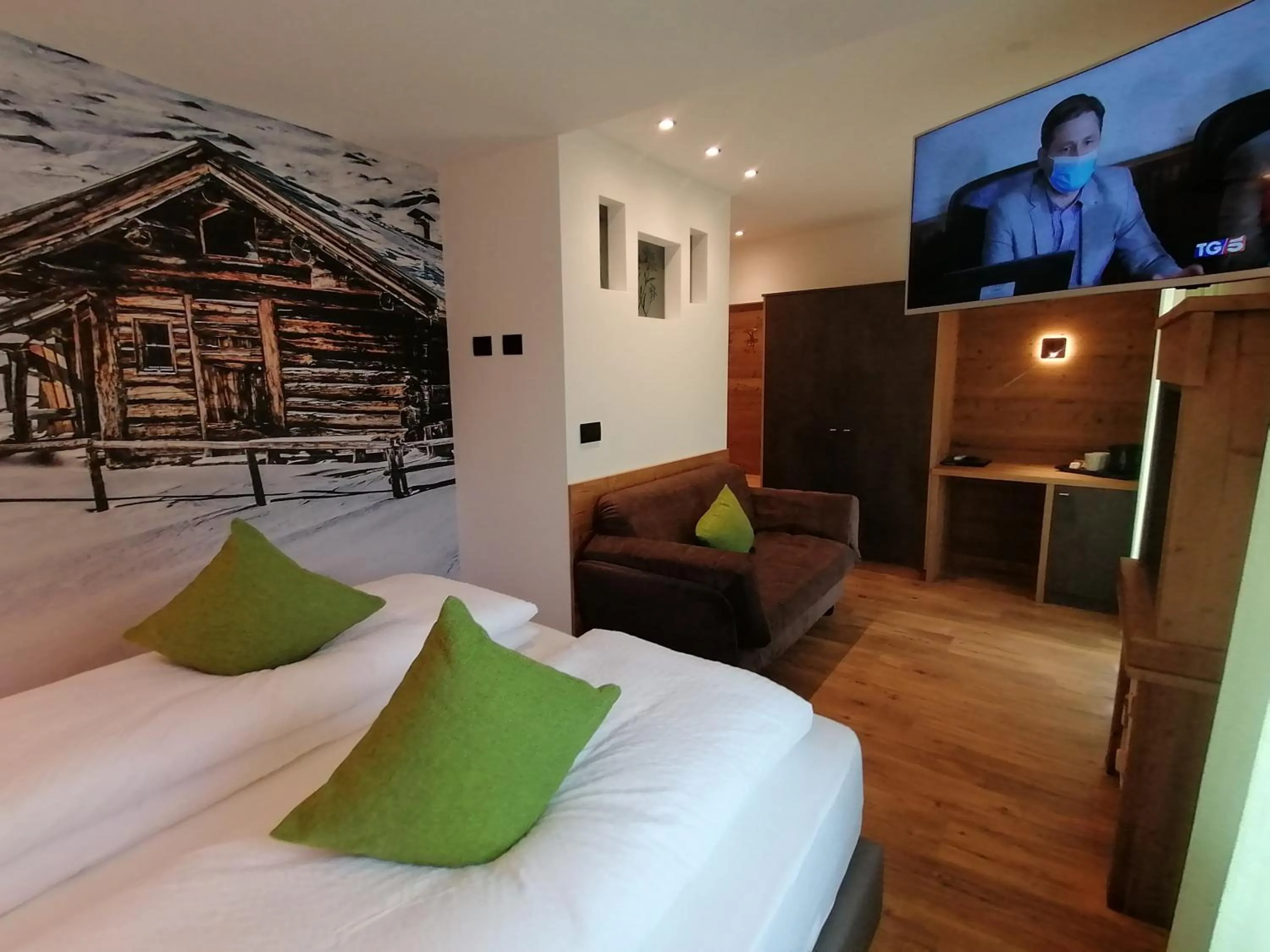 Bed in Hotel L'Ideale