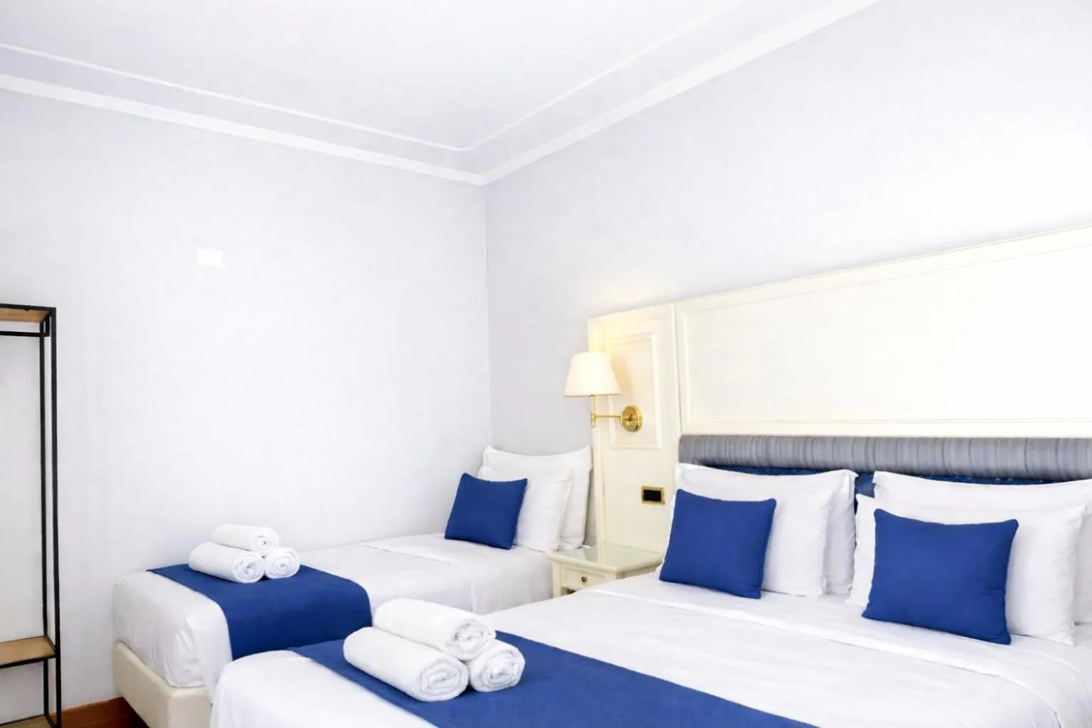 Bed in Hotel President Venezia