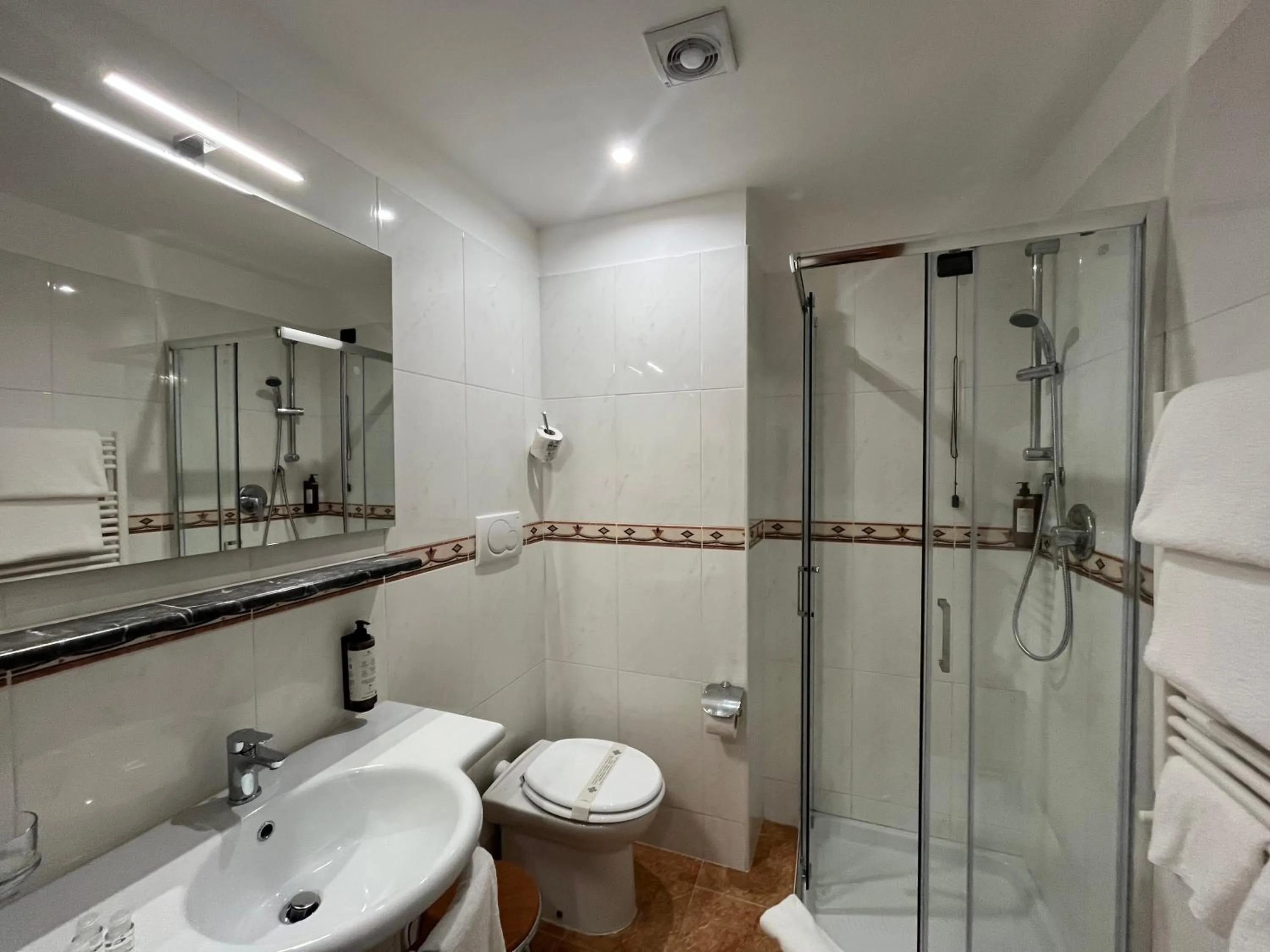 Shower in Hotel President Venezia