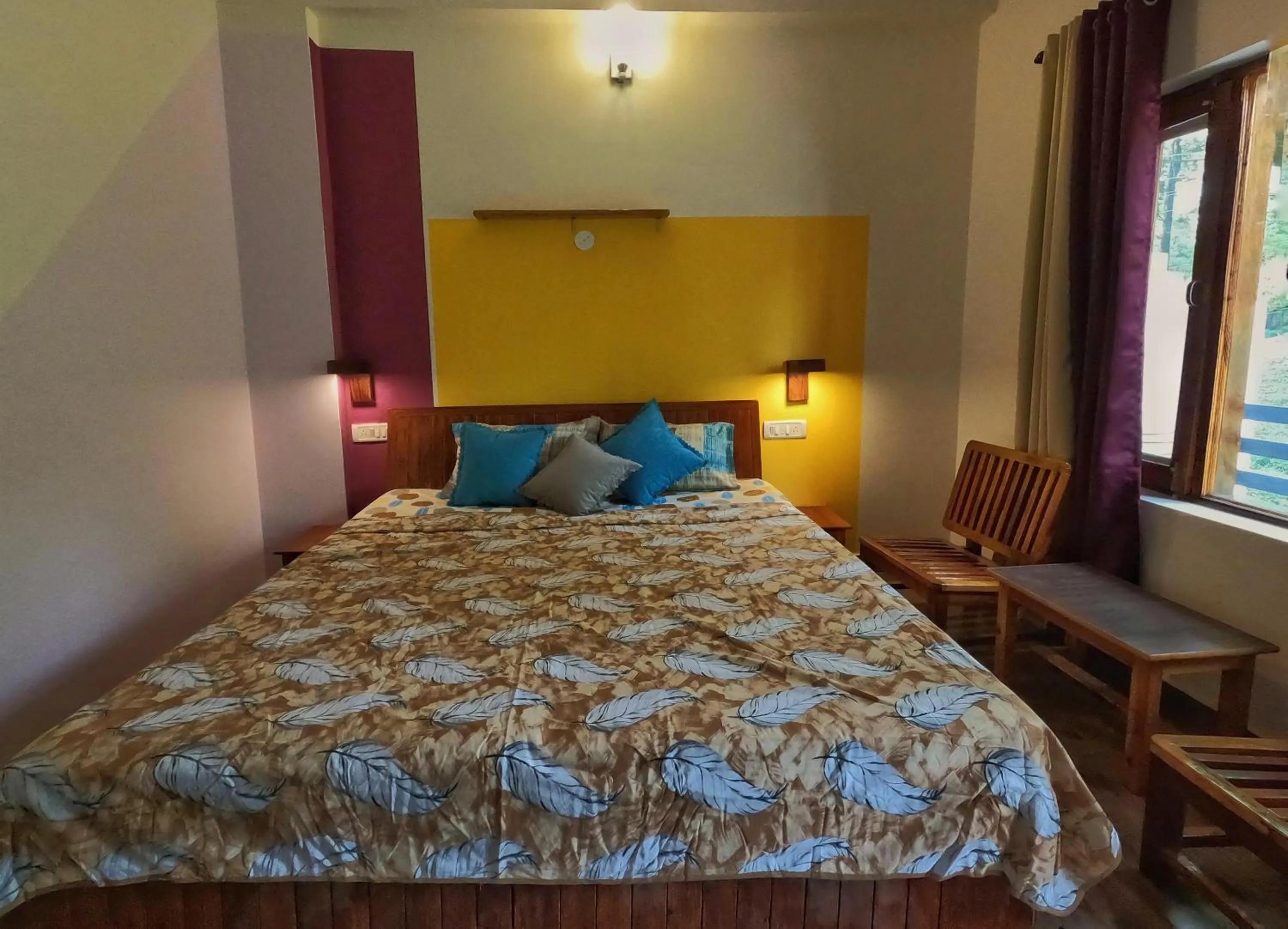 Bed in The Birdhouse Villa