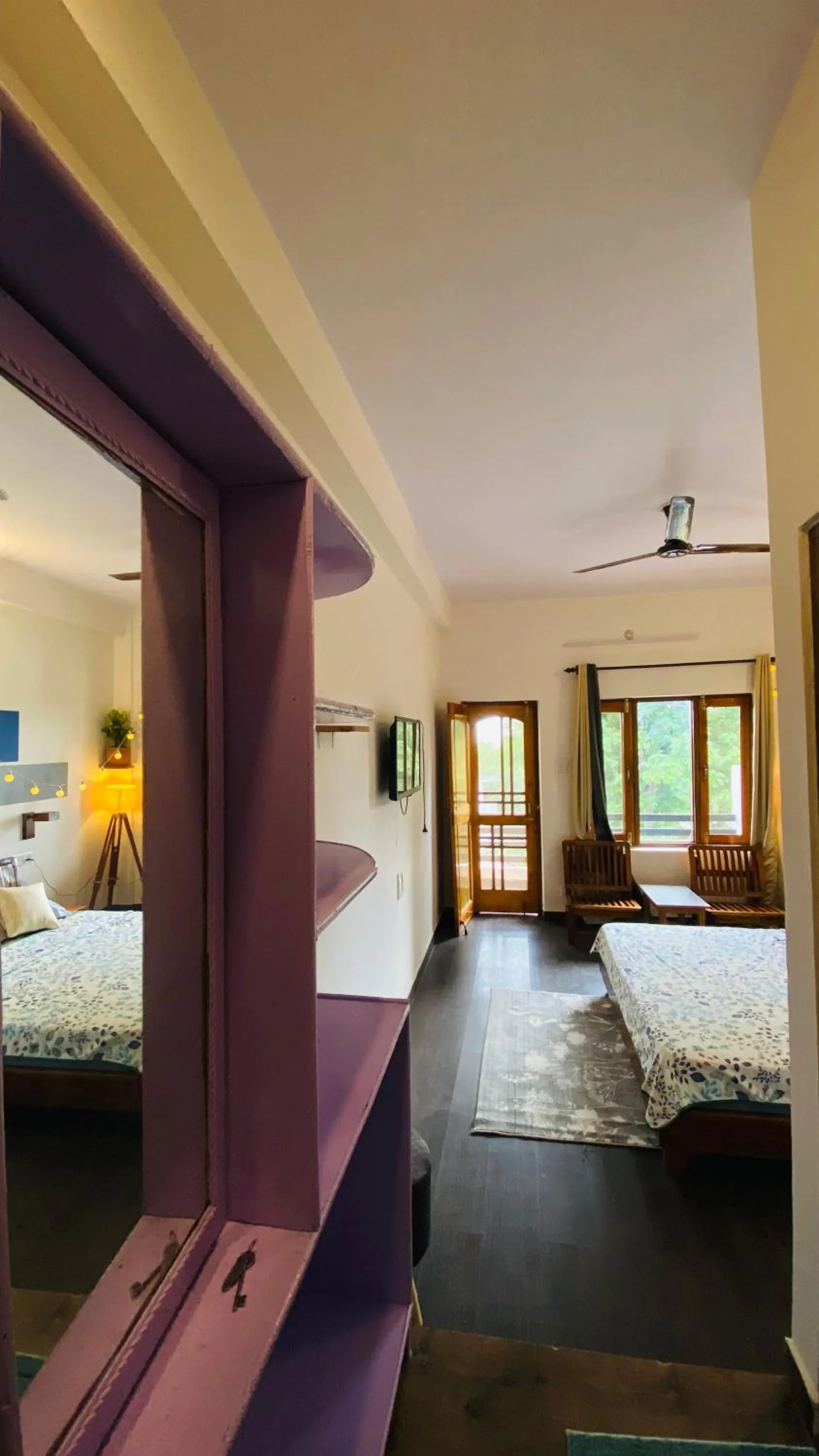 Decorative detail, Bed in The Birdhouse Villa