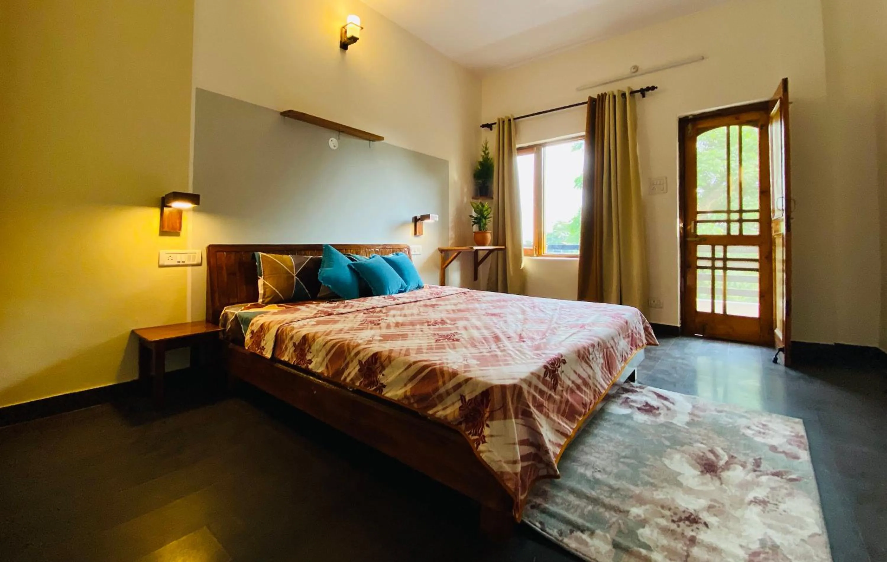 Bed in The Birdhouse Villa