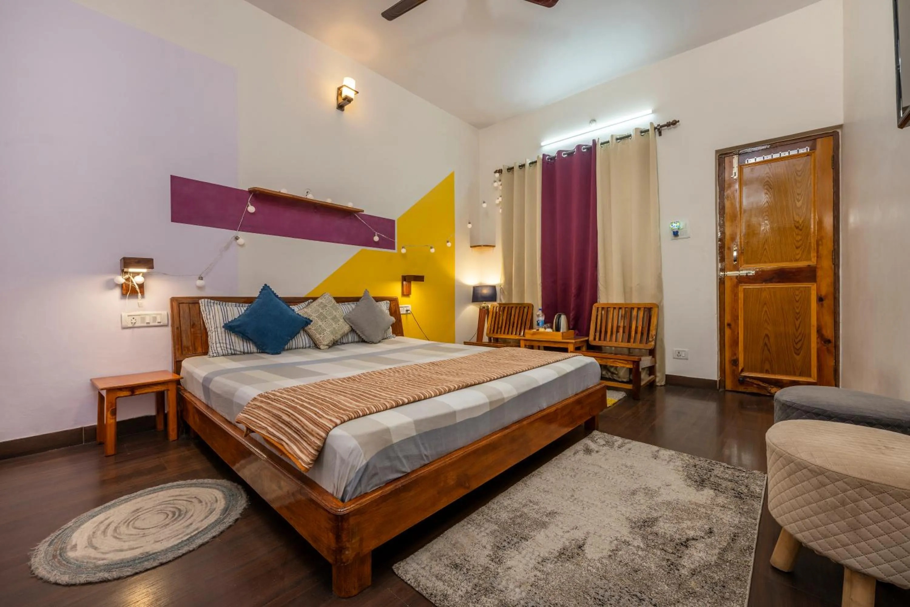 Bed in The Birdhouse Villa