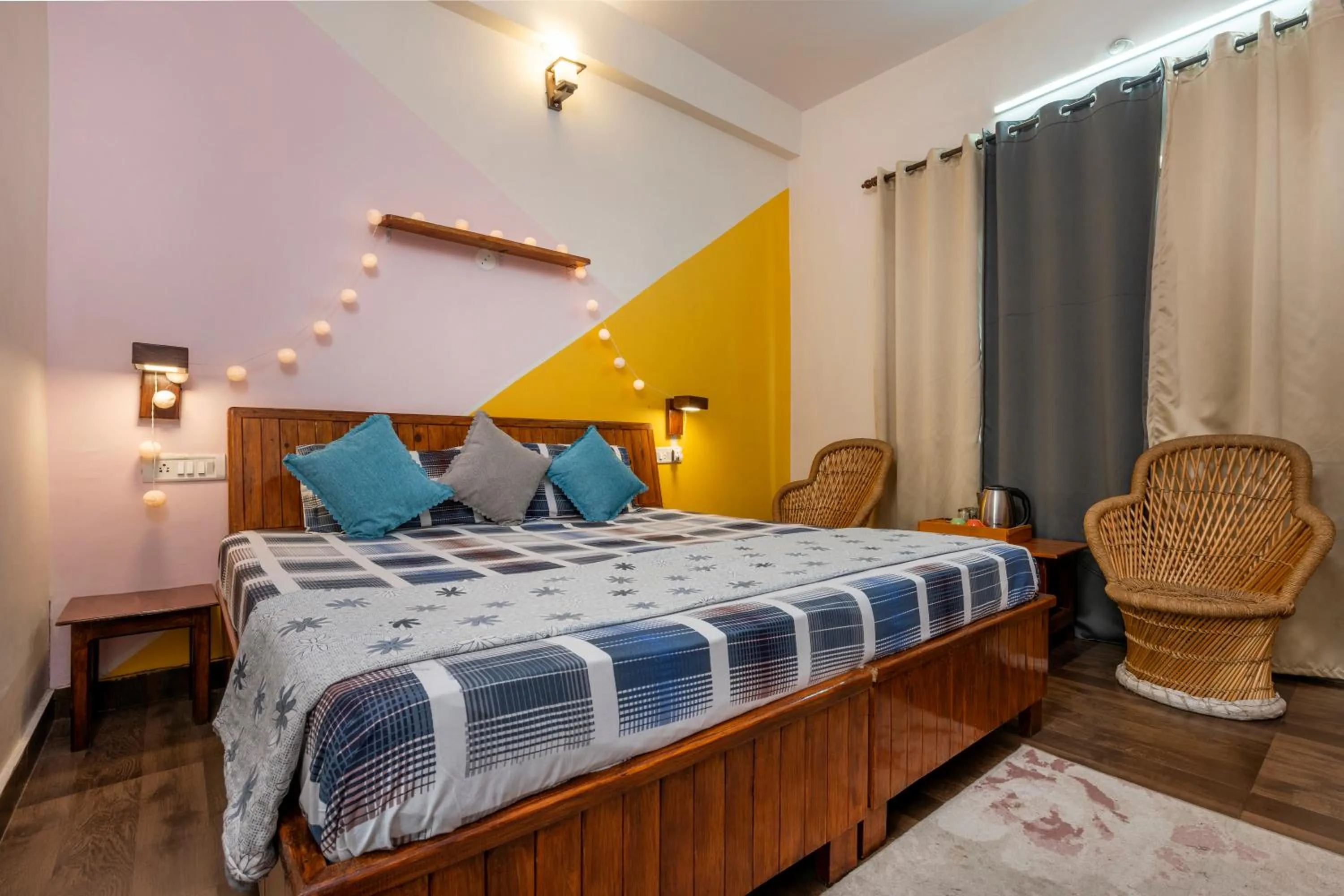 Bed in The Birdhouse Villa